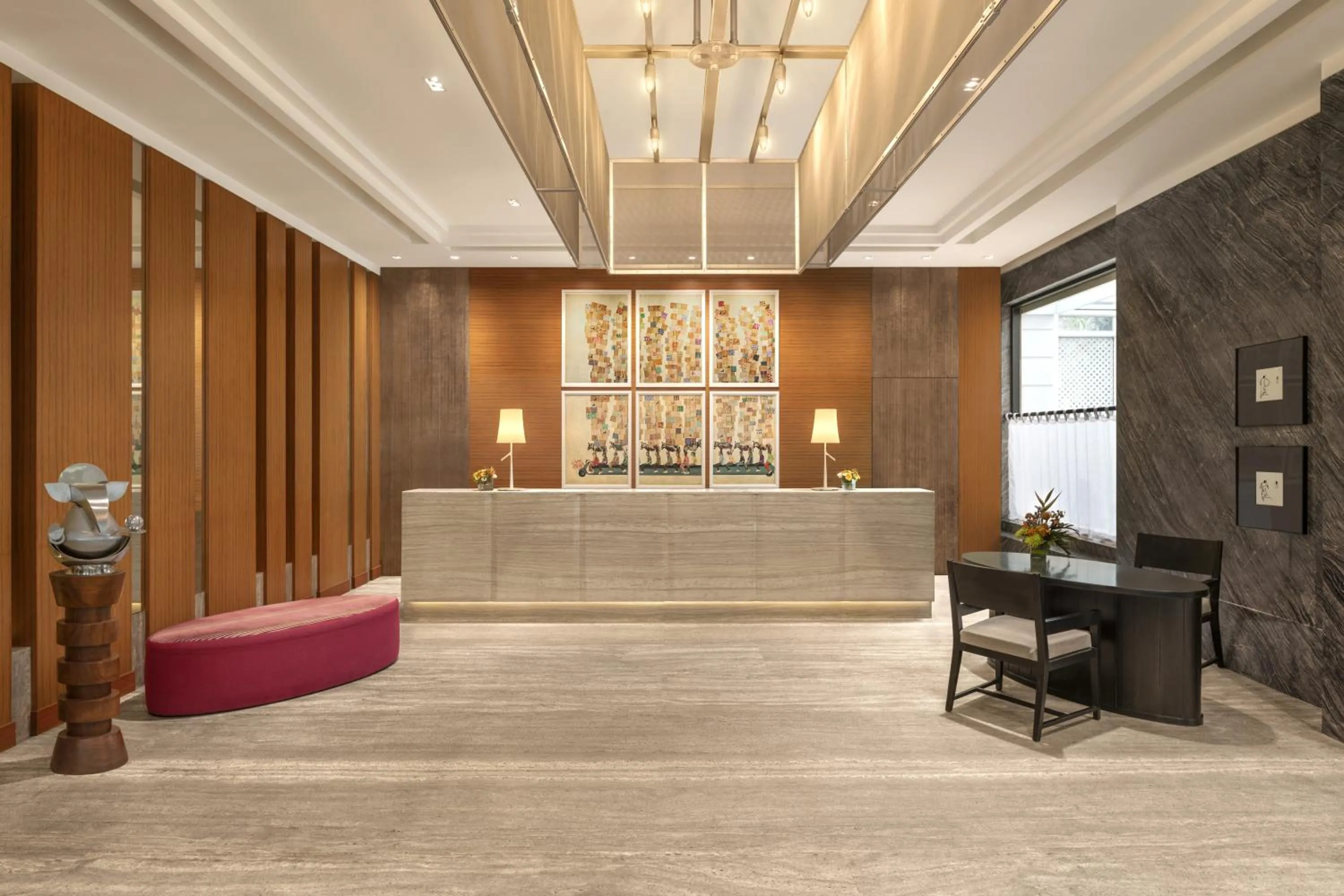 Lobby or reception in The Raintree, St. Mary’s Road
