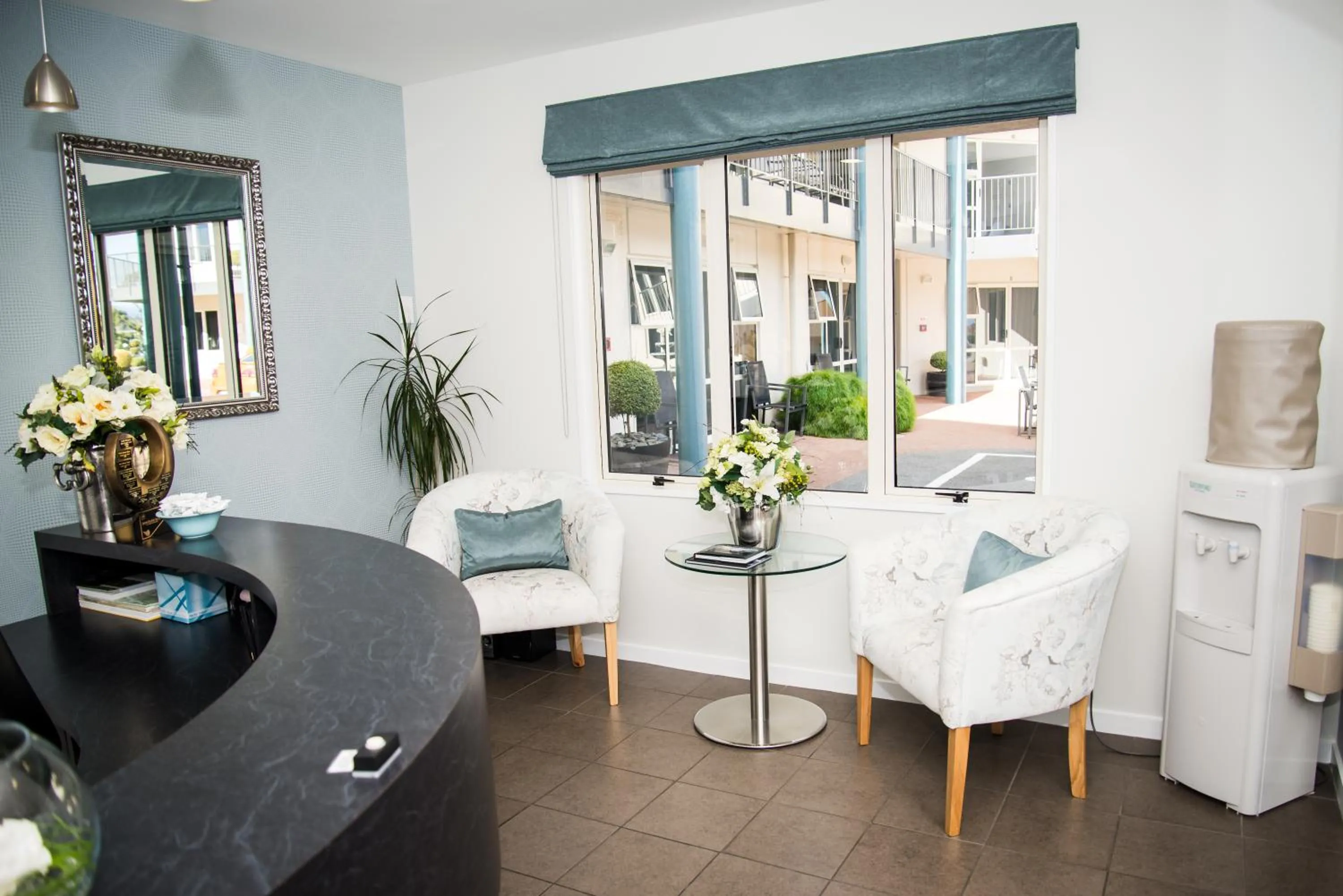 Lobby or reception in Radfords on the Lake