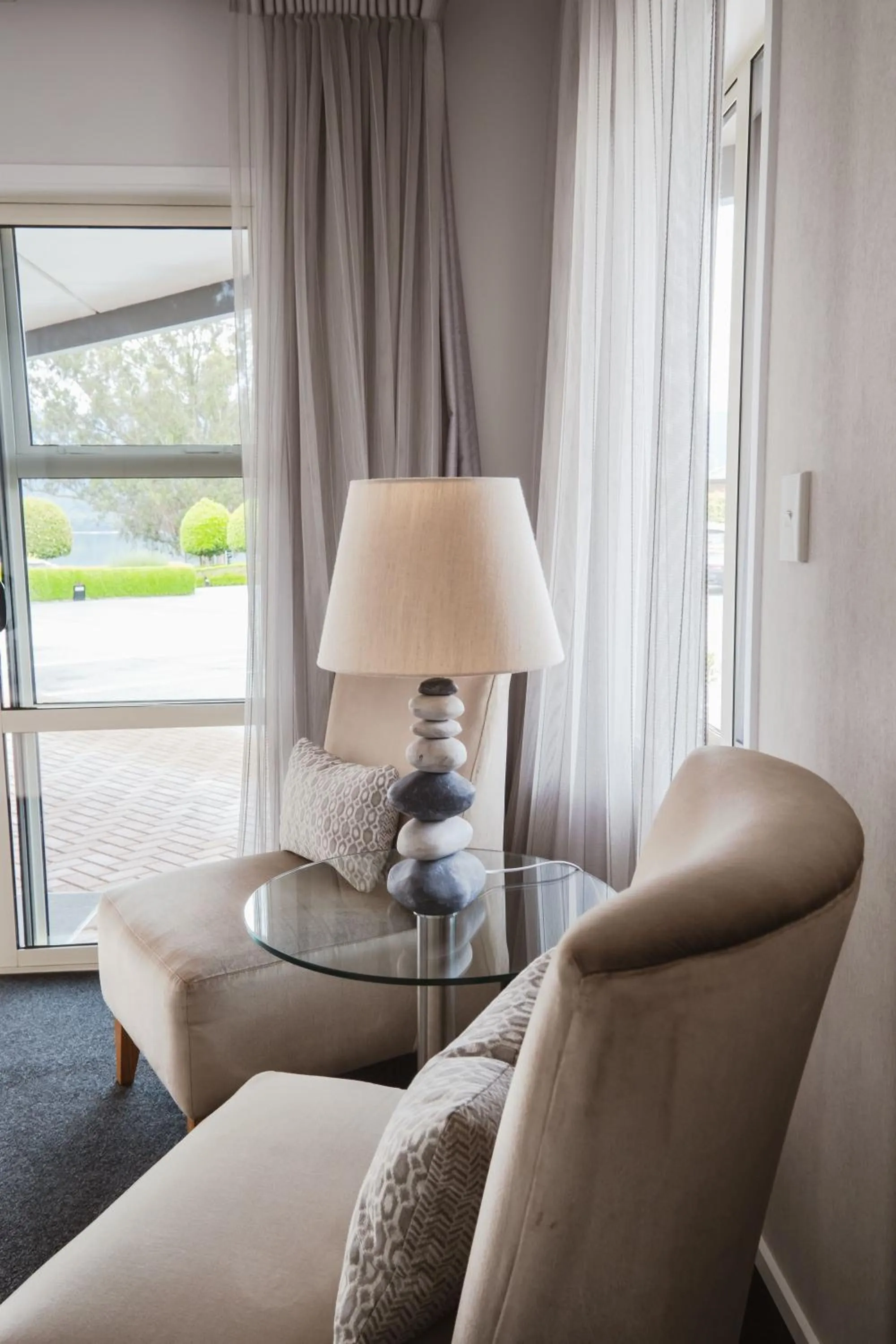 Seating area in Radfords on the Lake