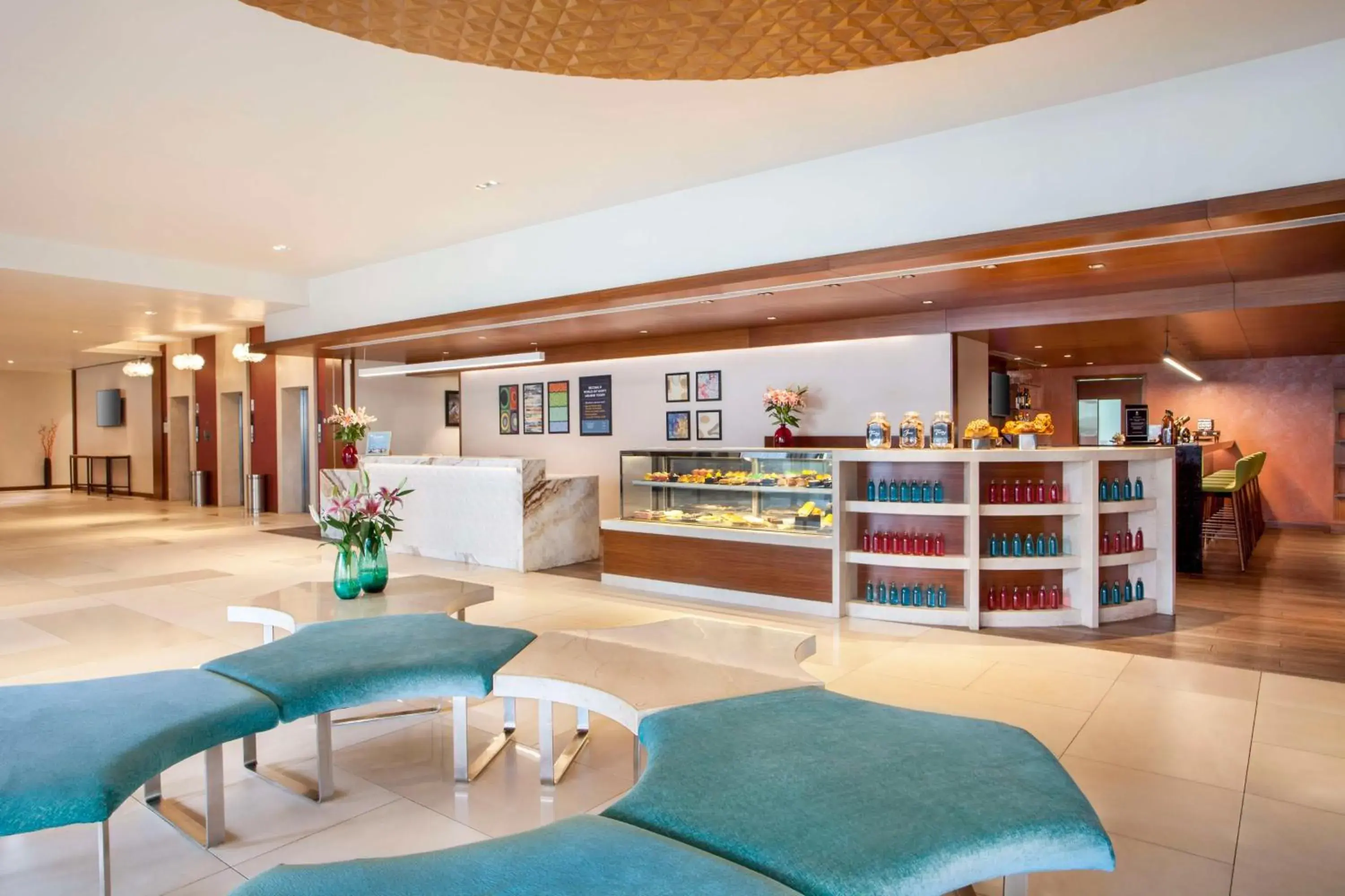 Lobby or reception in Hyatt Place Hyderabad Banjara Hills Lobby or reception in Hyatt Place Hyderabad Banjara Hills