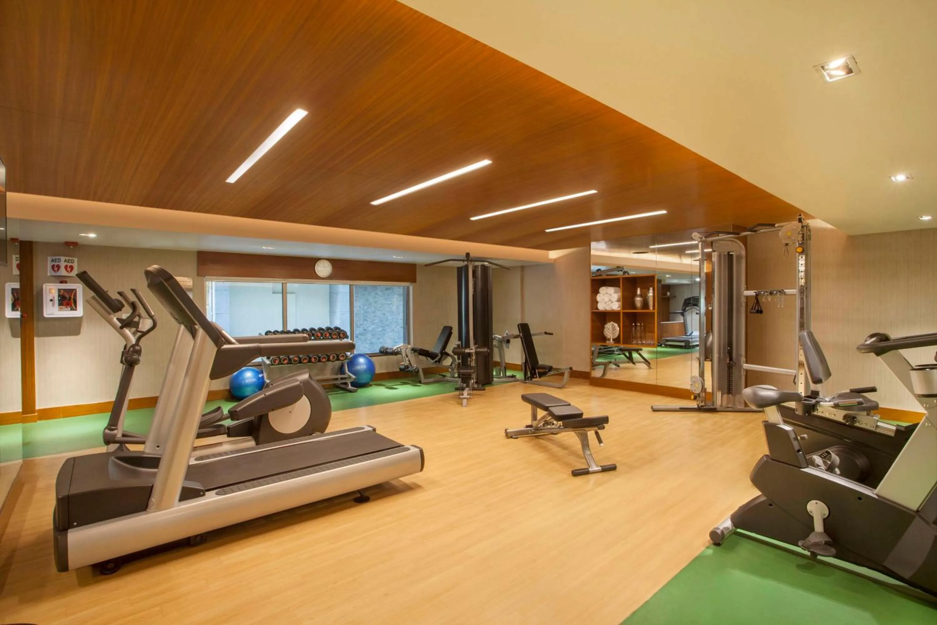 Fitness centre/facilities in Hyatt Place Hyderabad Banjara Hills