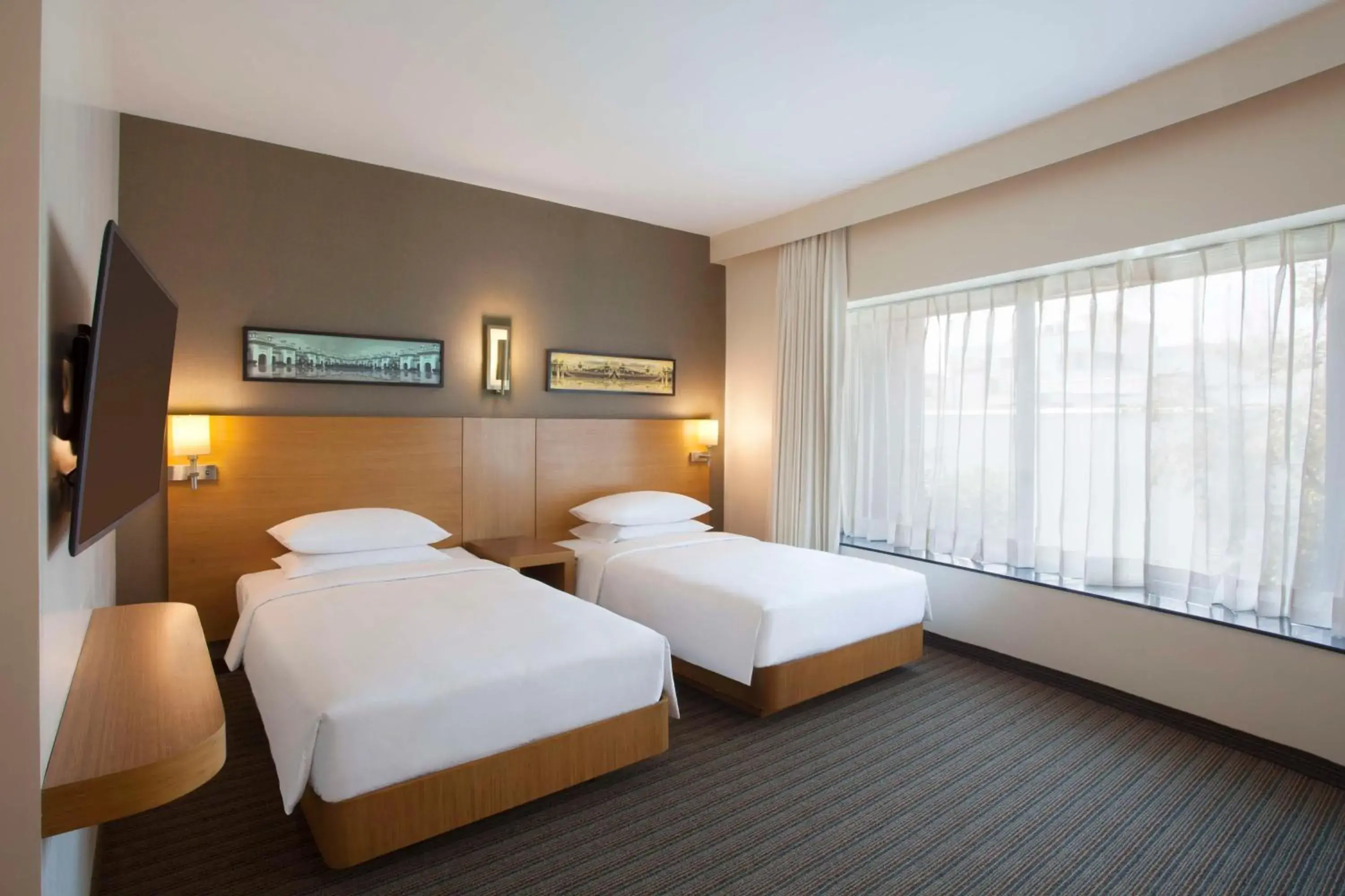 Bedroom, Bed in Hyatt Place Hyderabad Banjara Hills Bedroom, Bed in Hyatt Place Hyderabad Banjara Hills