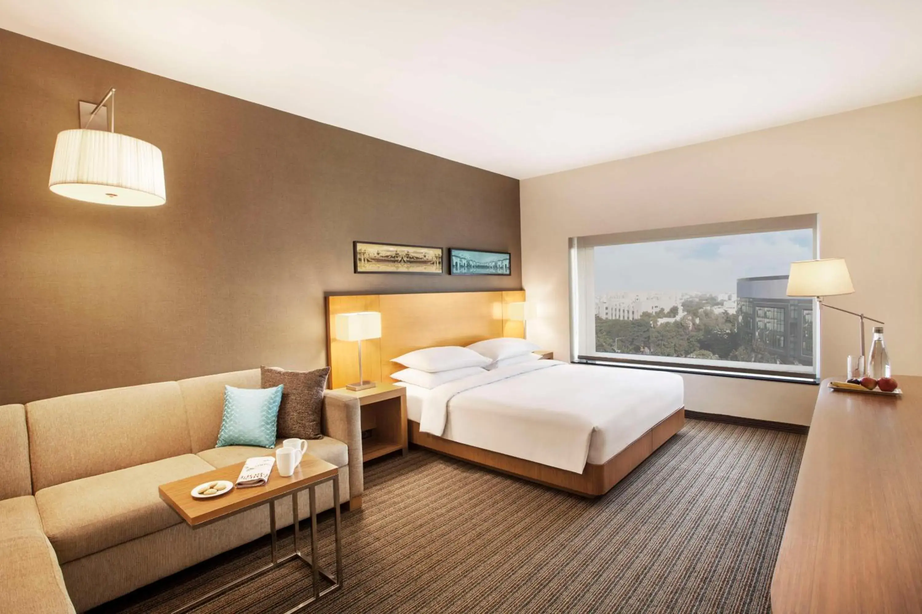 Bedroom, Bed in Hyatt Place Hyderabad Banjara Hills Bedroom, Bed in Hyatt Place Hyderabad Banjara Hills