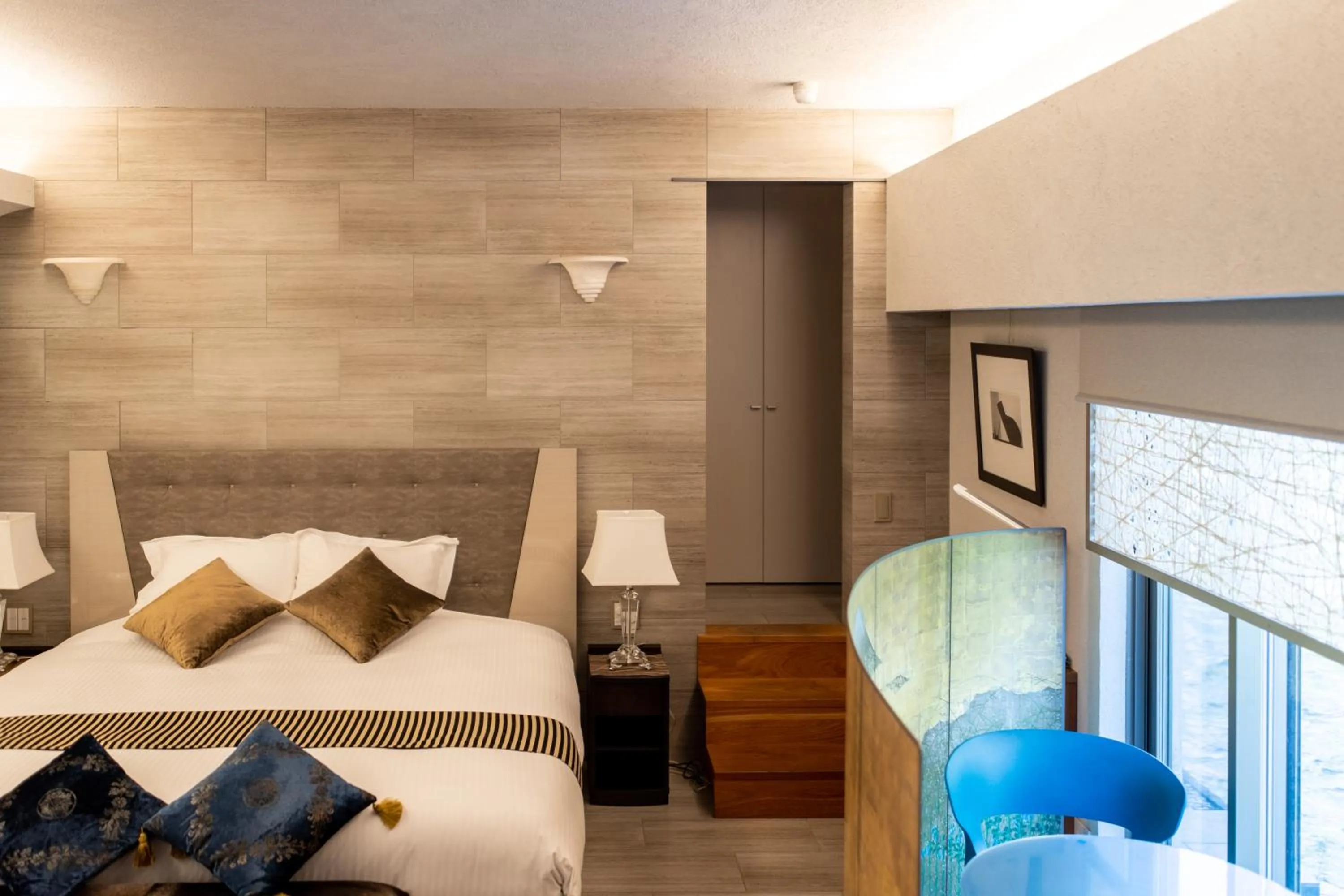 Bed in Luxury Condo Shikine An Gion Shirakawa