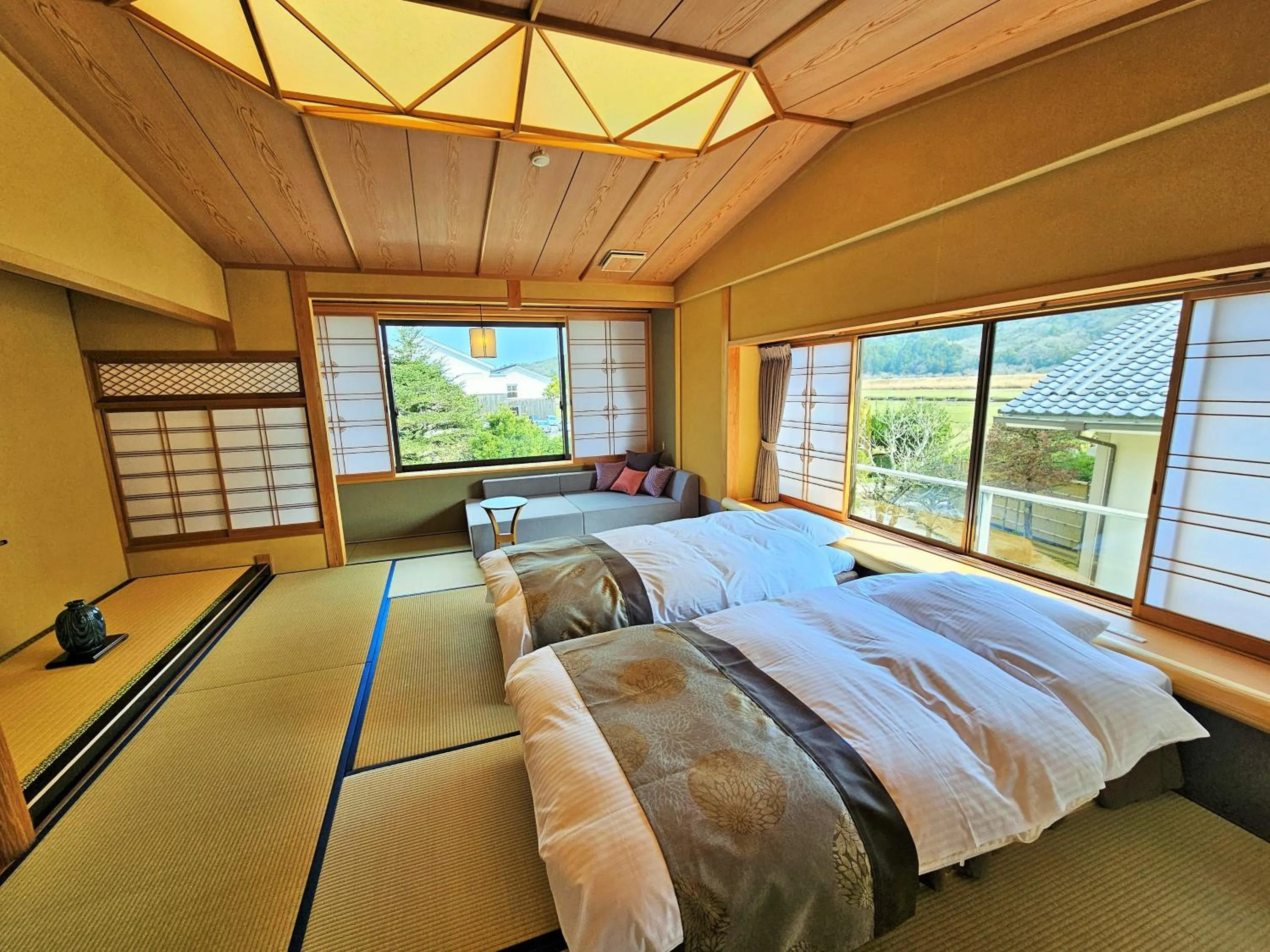 Bed in Saginoyusou