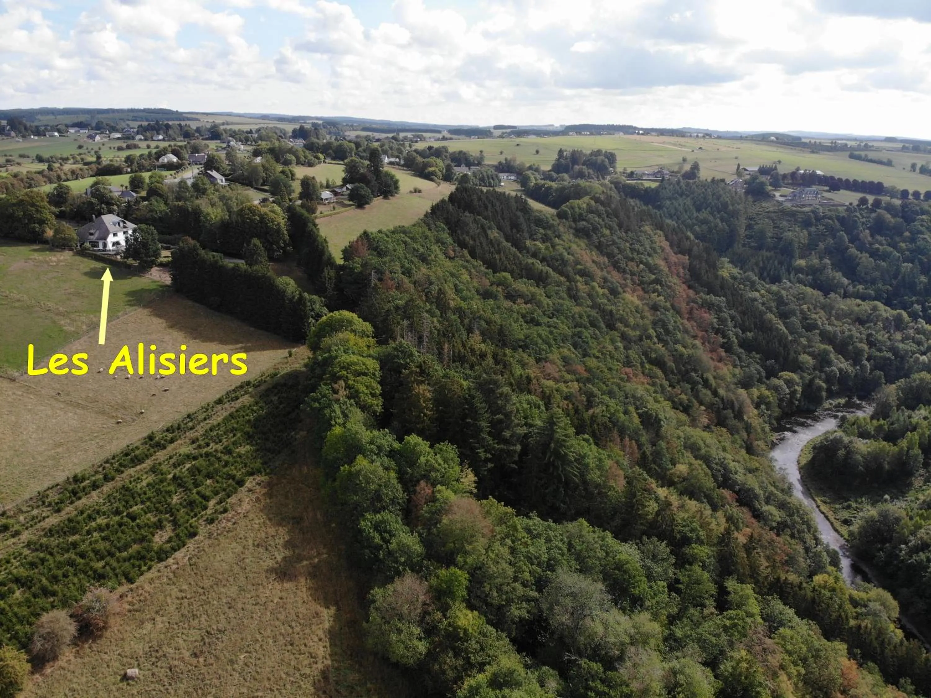Bird's eye view in Les Alisiers