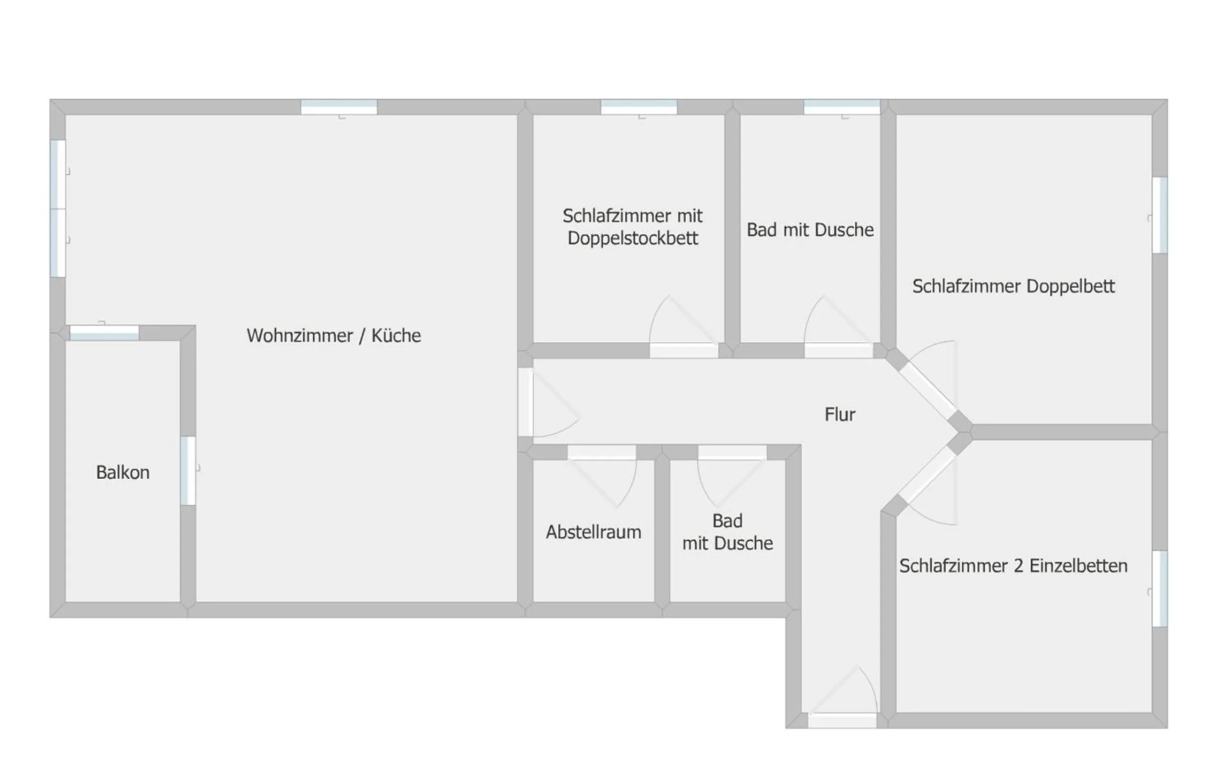 Floor plan in Villa Annika - Whg 10 mit Westbalkon