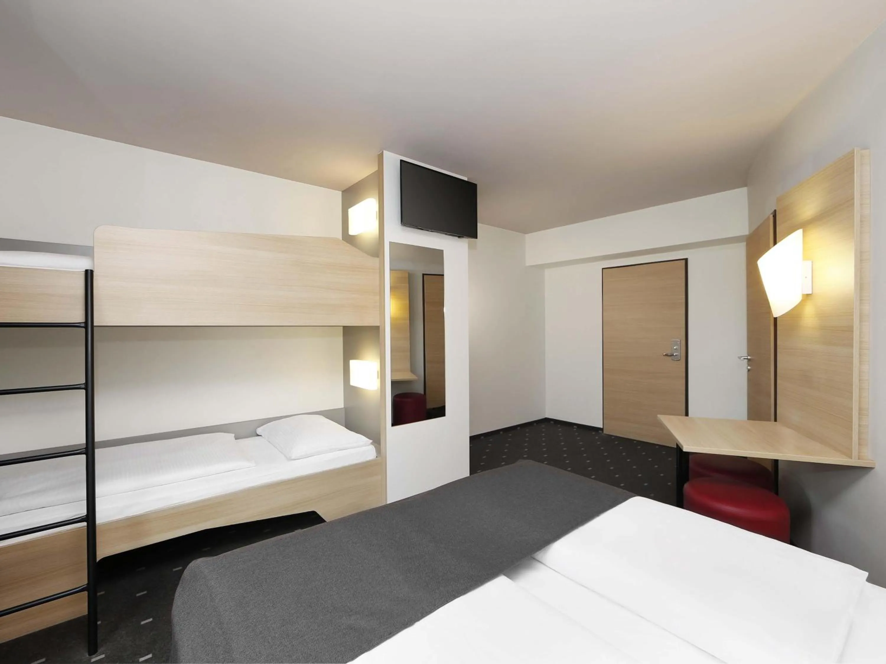 Photo of the whole room, Bed in B&B HOTEL Berlin-Alexanderplatz