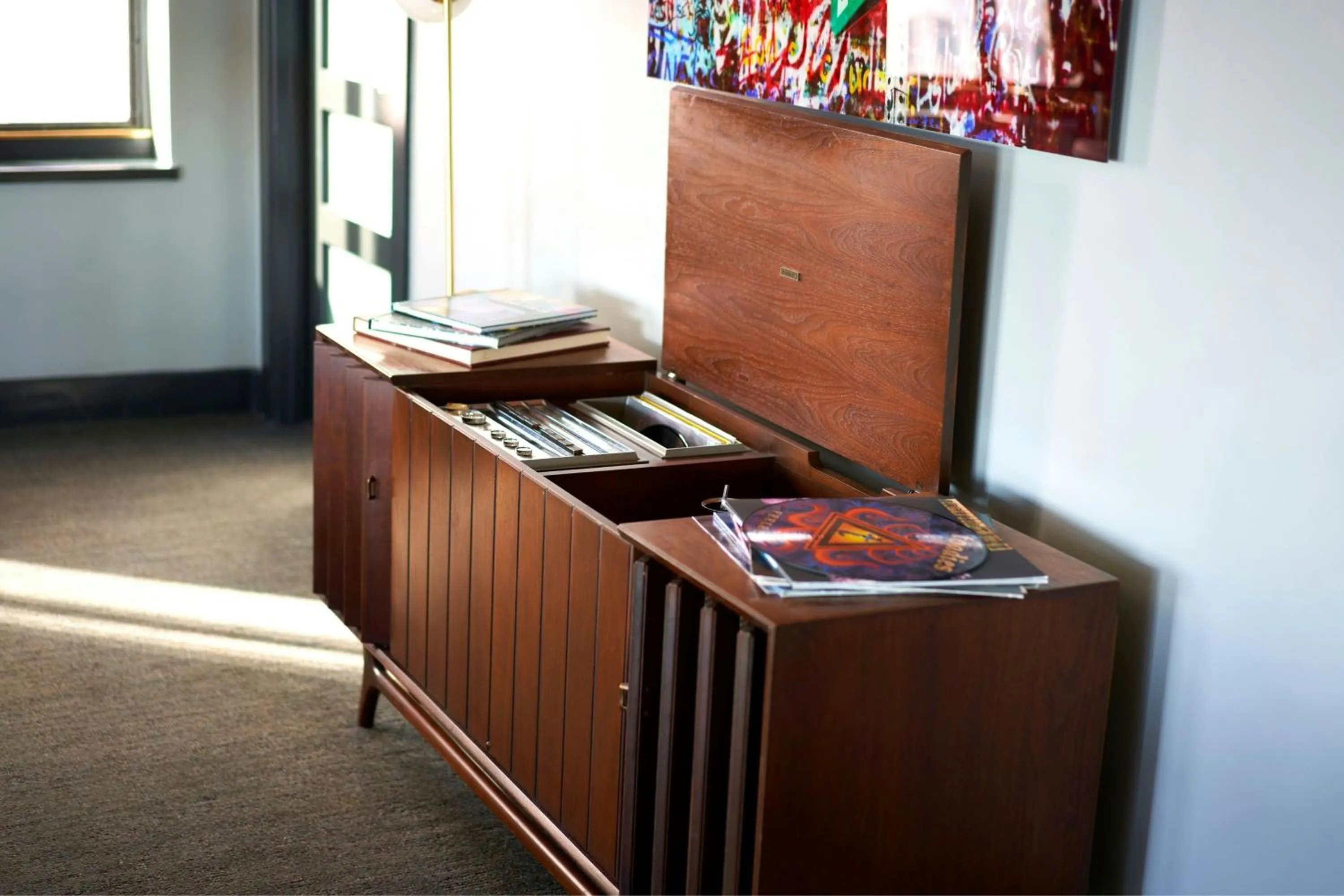 Photo of the whole room in Renaissance Saint Elm Dallas Downtown Hotel