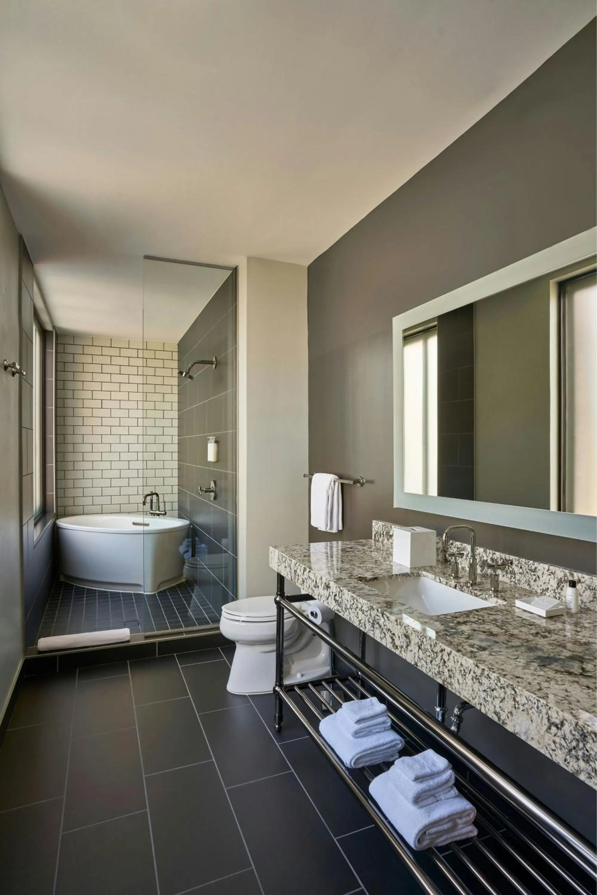 Bathroom in Renaissance Saint Elm Dallas Downtown Hotel