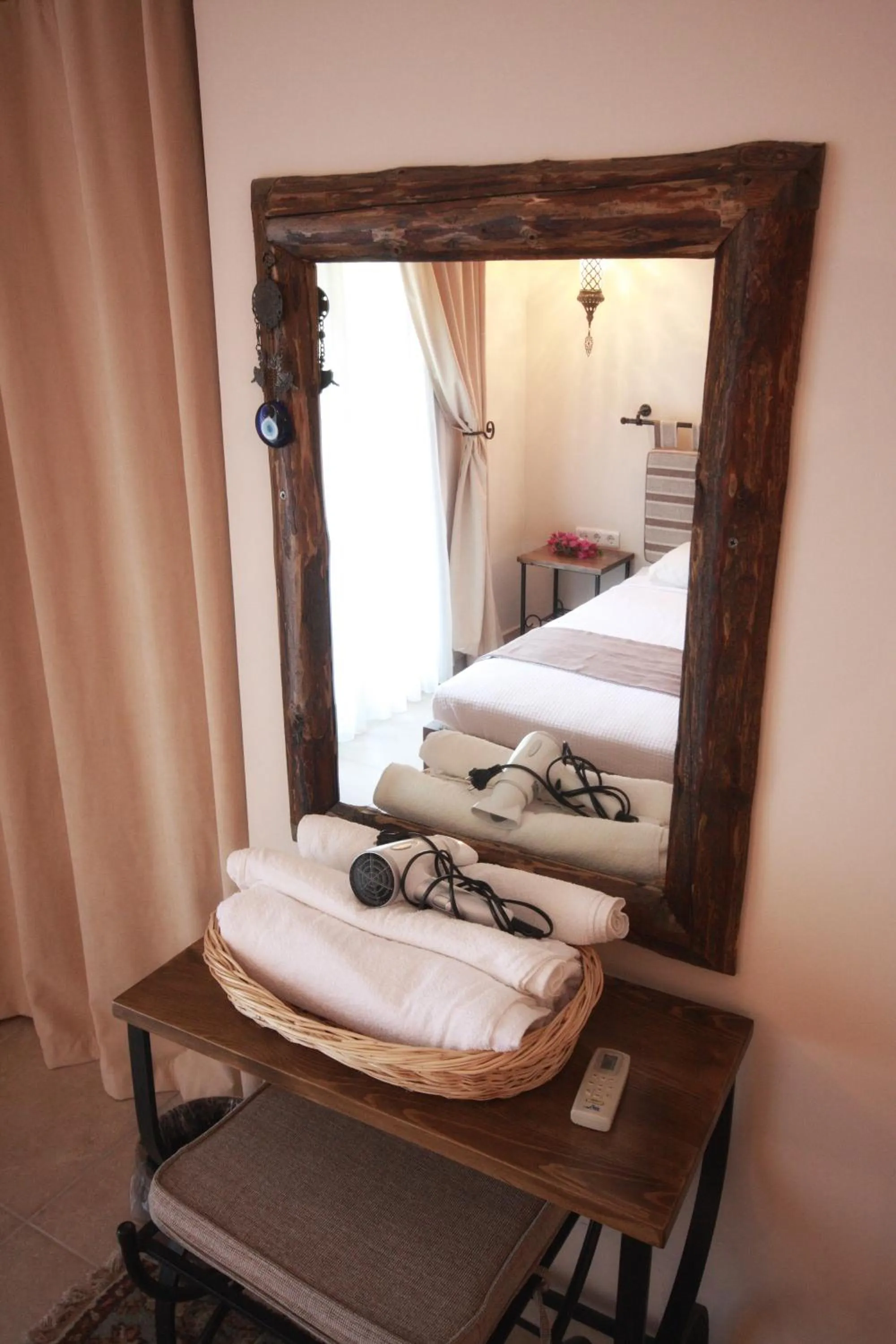 Decorative detail, Bed in Dardanos Hotel