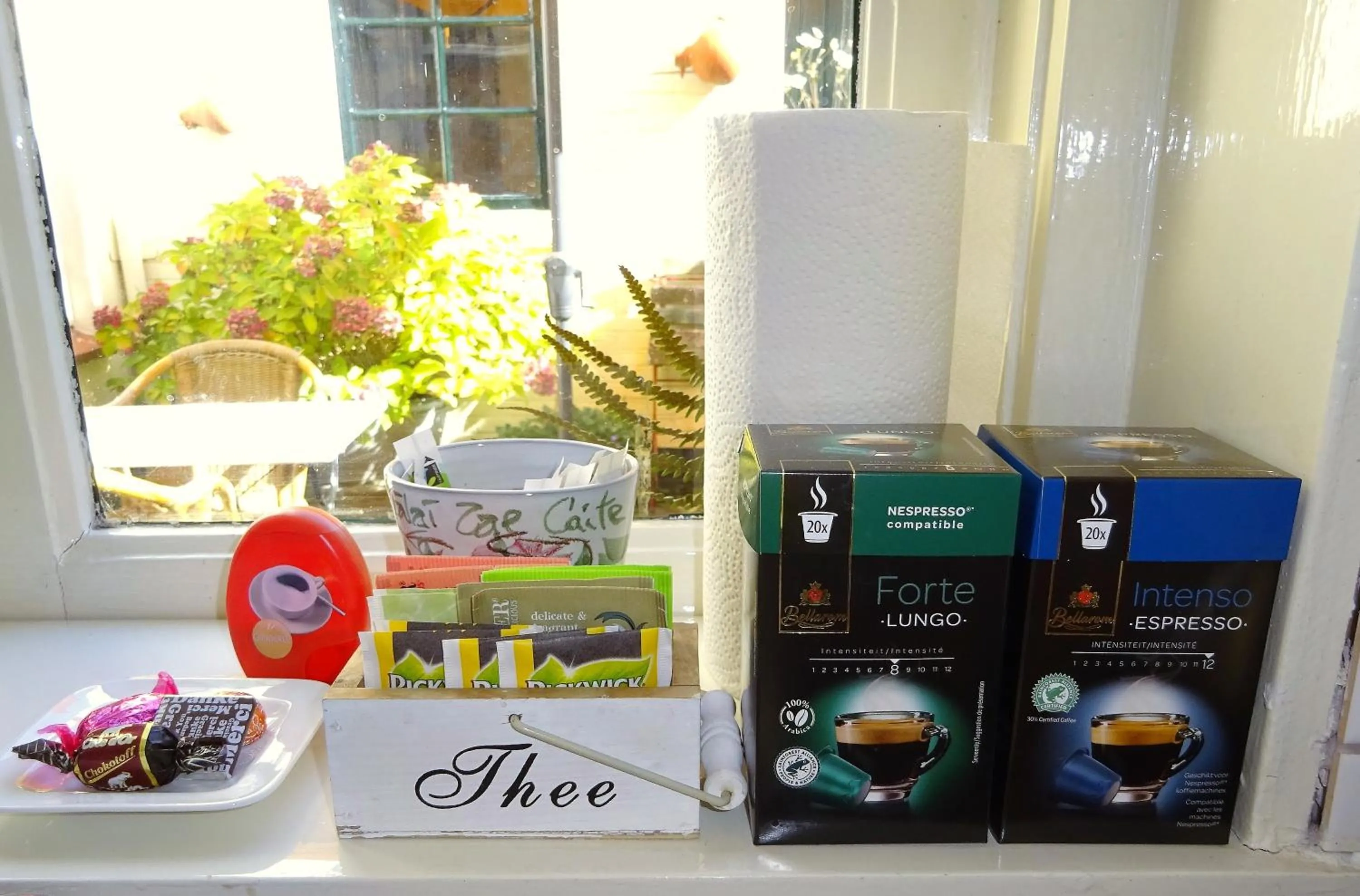 Coffee/tea facilities in B&B Vierwinden