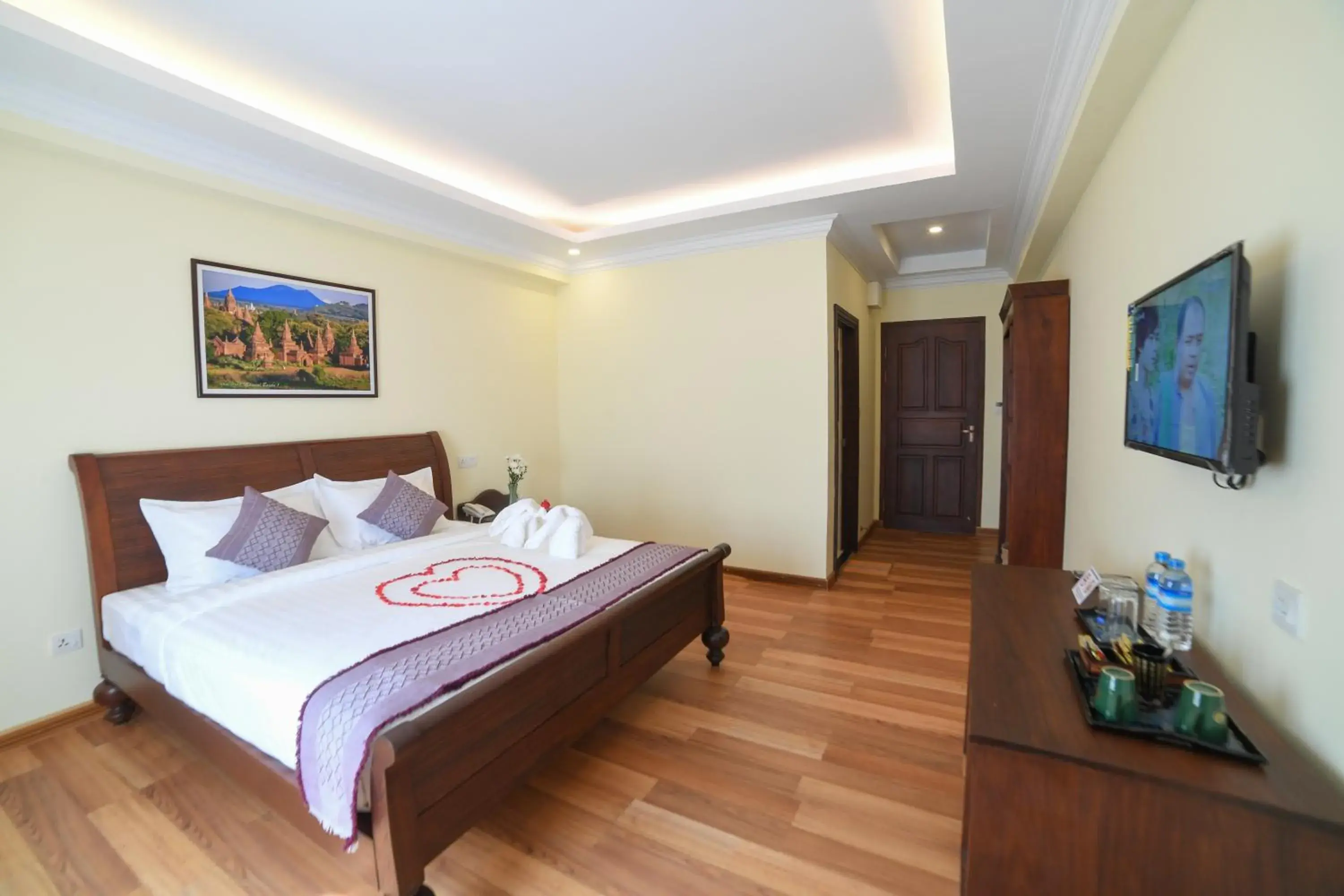 Bathroom, Bed in Bagan View Hotel Bathroom, Bed in Bagan View Hotel