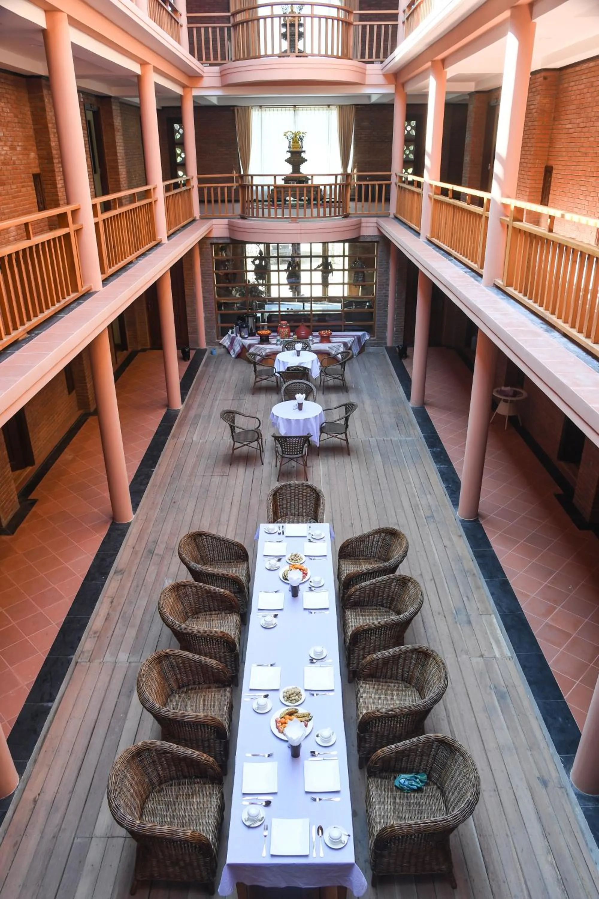 Communal lounge/ TV room in Bagan View Hotel