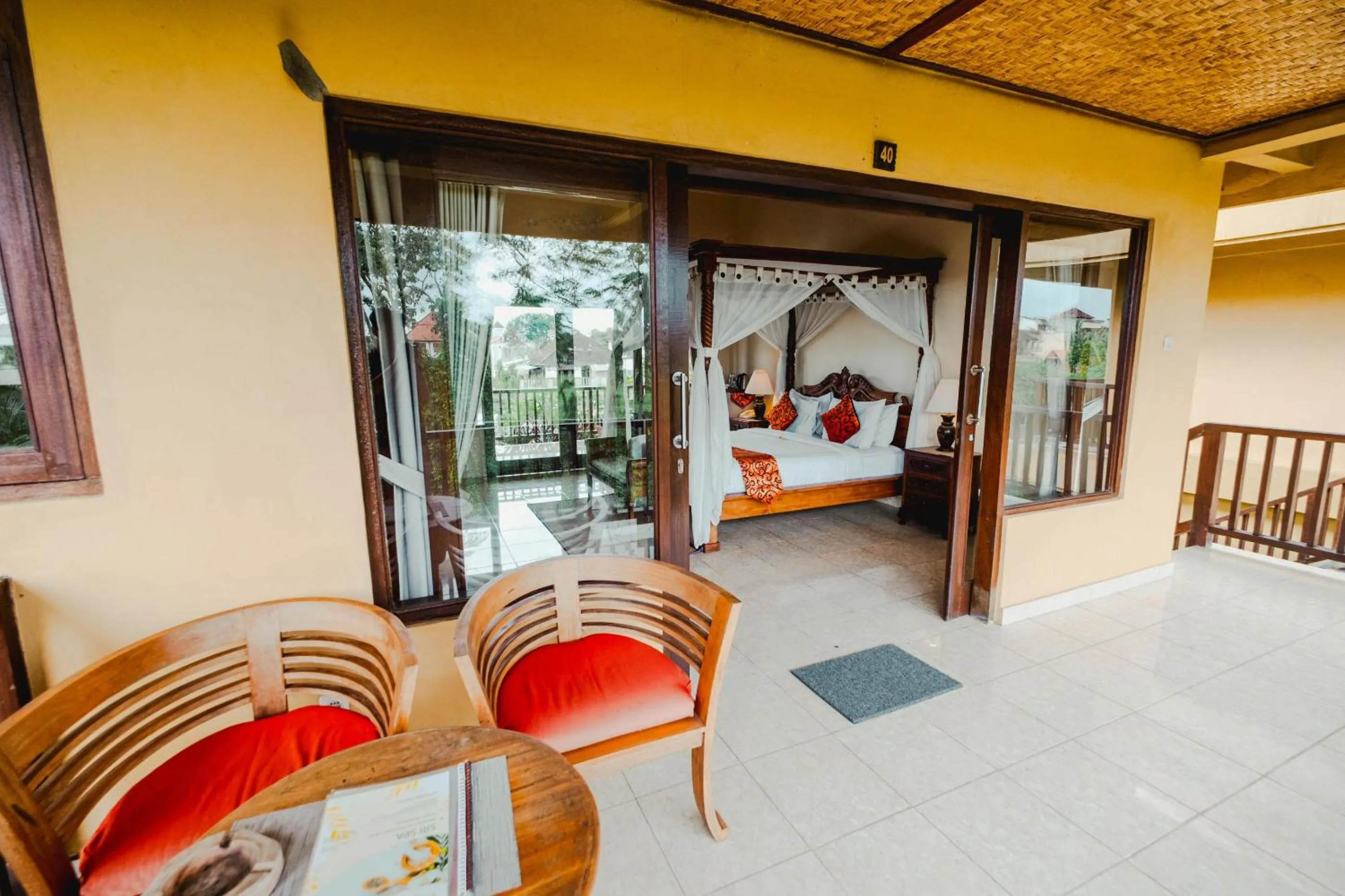 Patio in Sri Aksata Ubud Resort