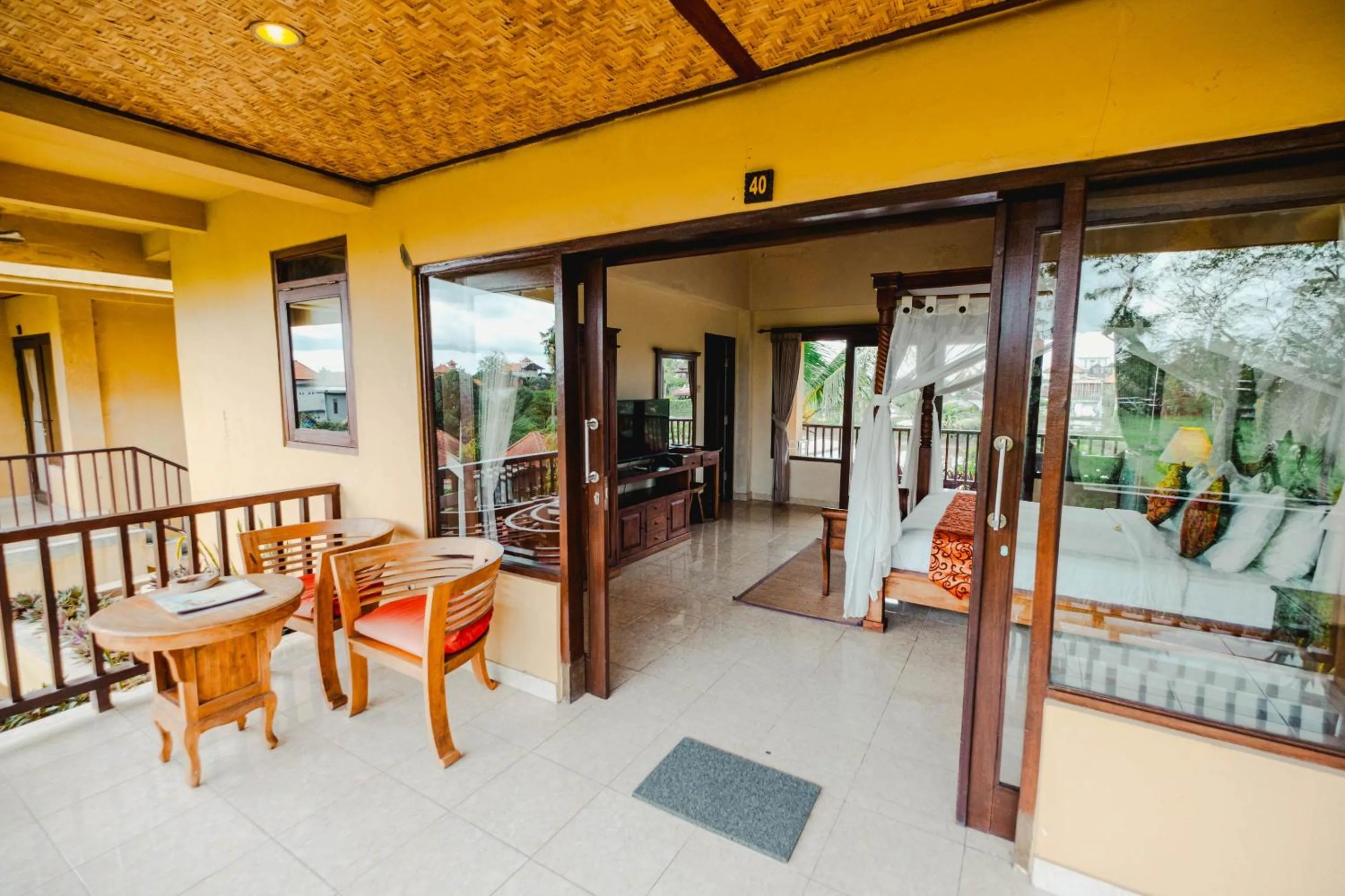 Patio in Sri Aksata Ubud Resort