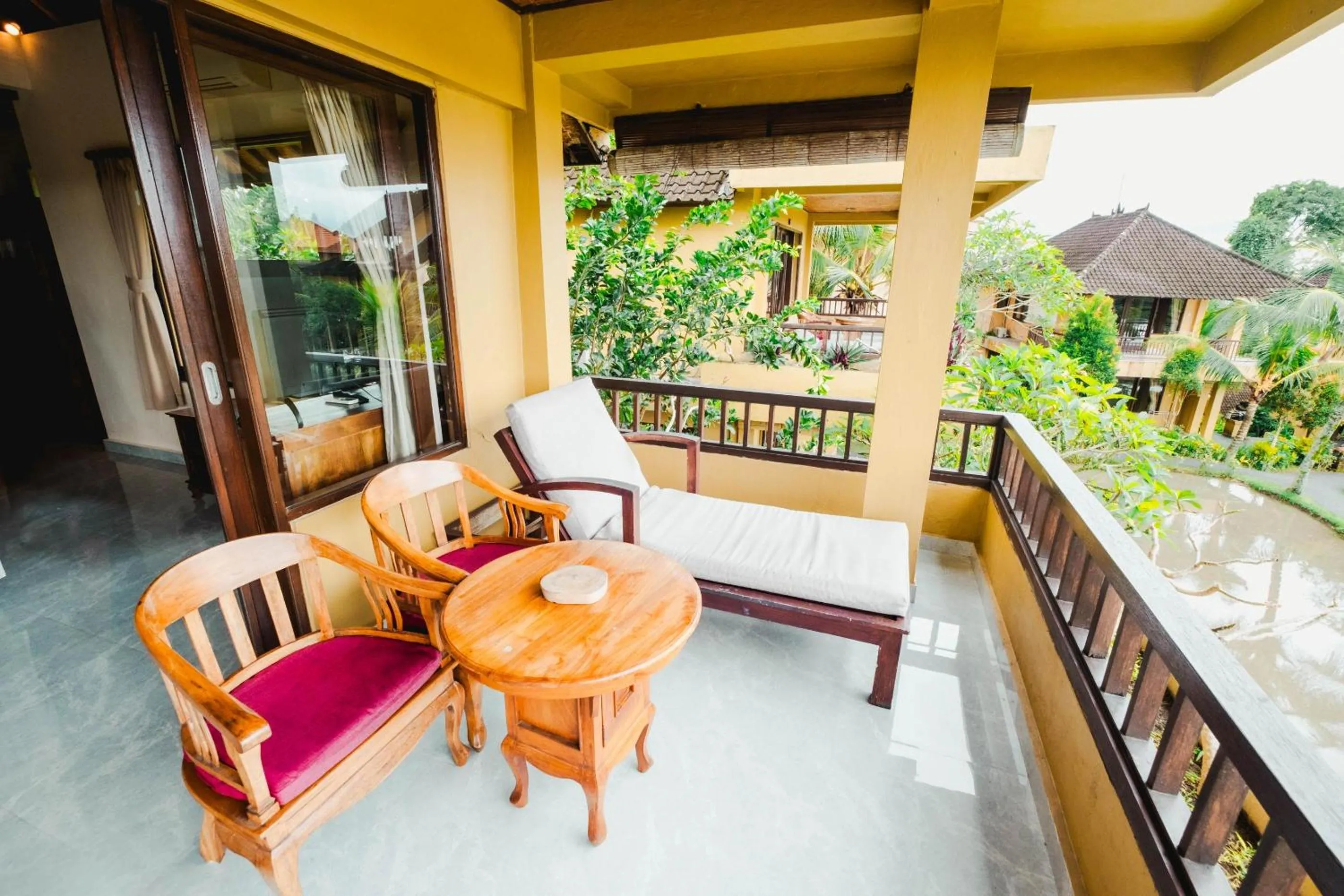 Patio in Sri Aksata Ubud Resort