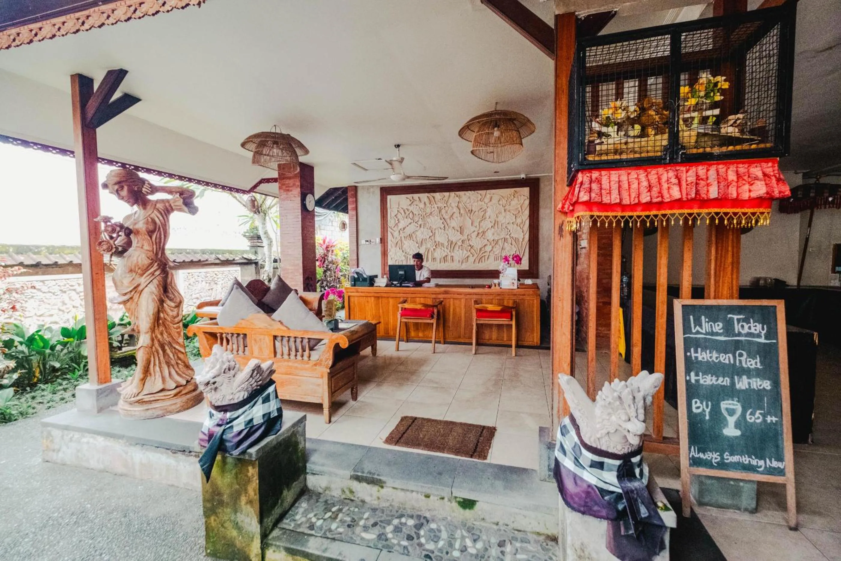 Patio in Sri Aksata Ubud Resort