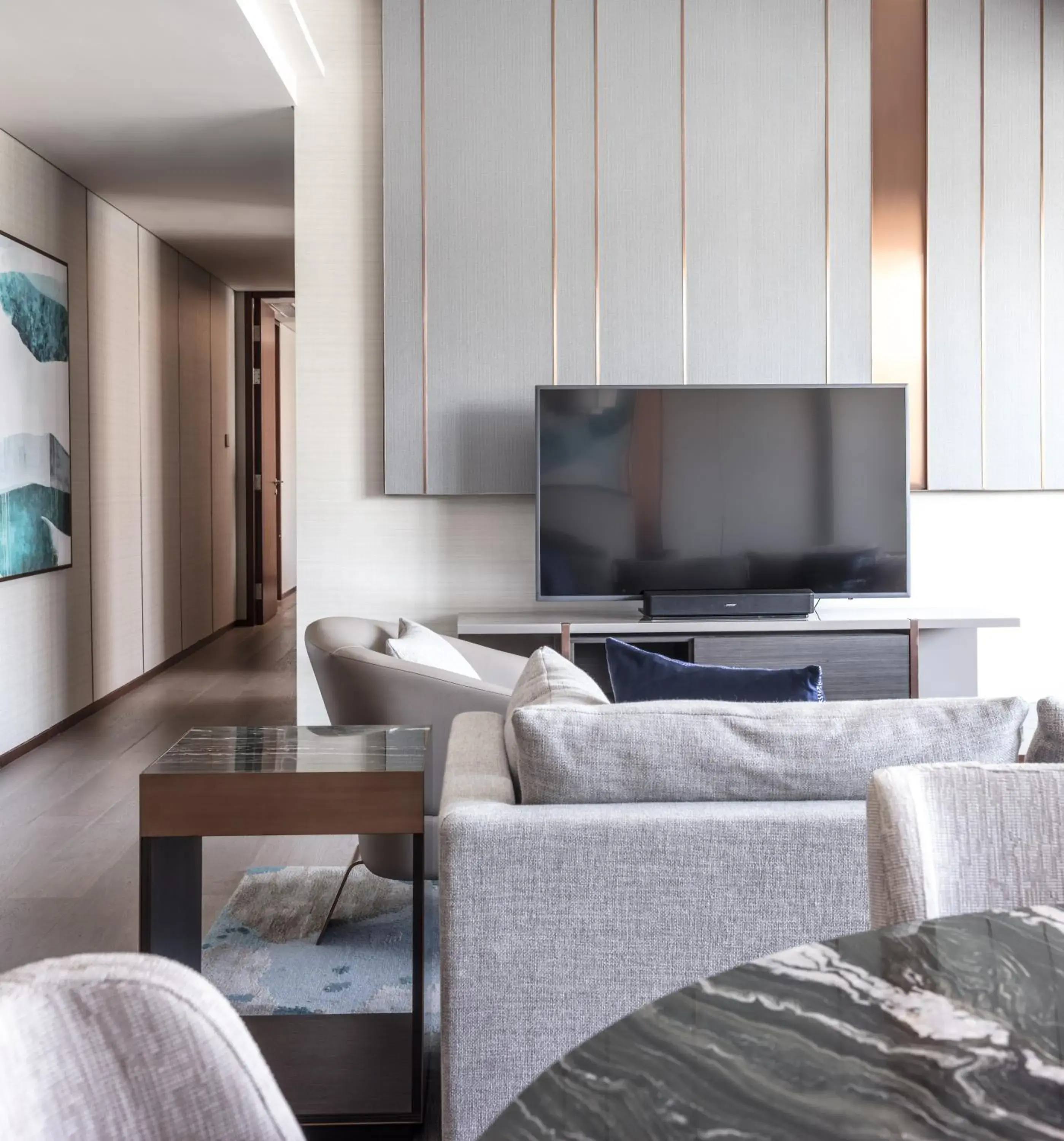 Living room in Fraser Suites Dalian Living room in Fraser Suites Dalian