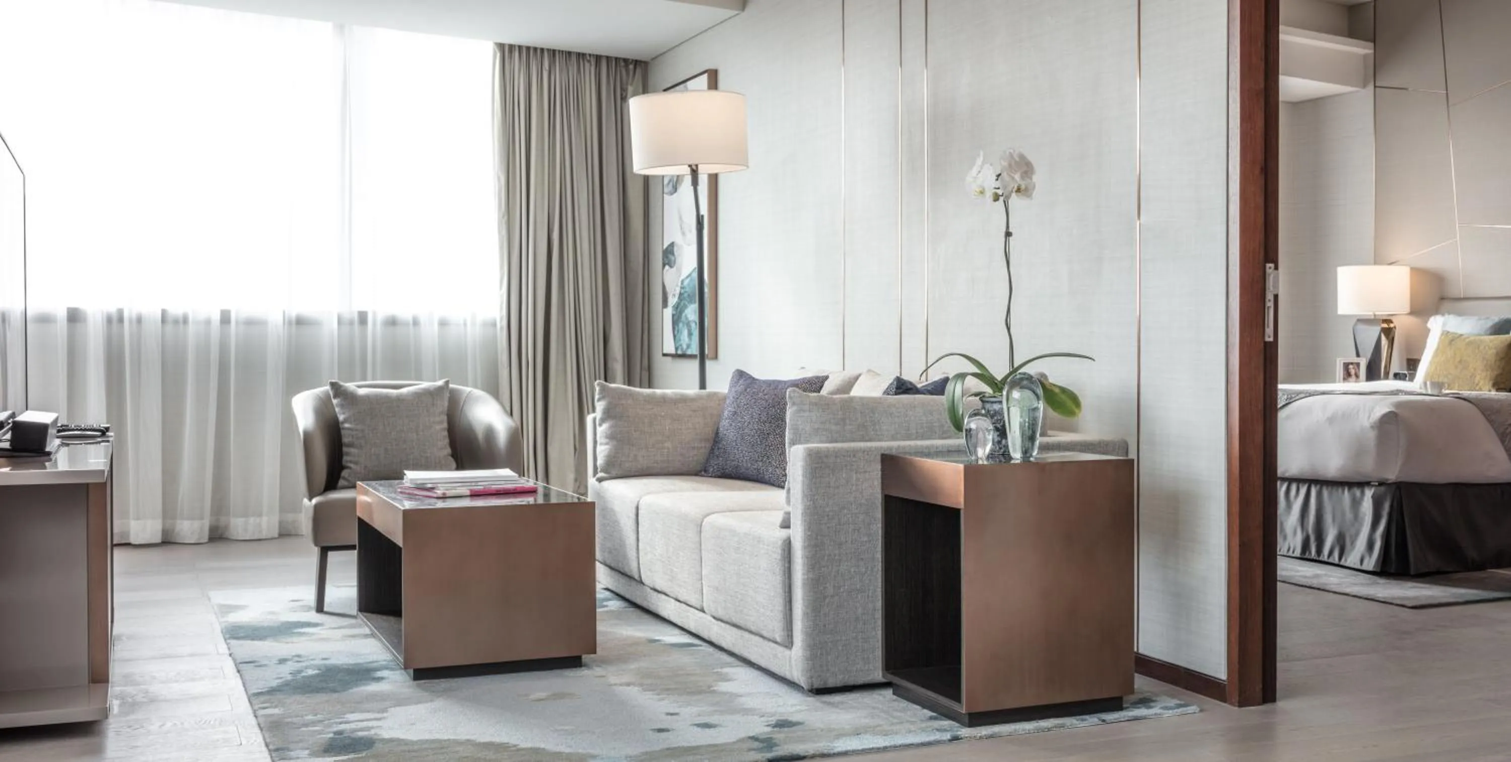 Living room in Fraser Suites Dalian