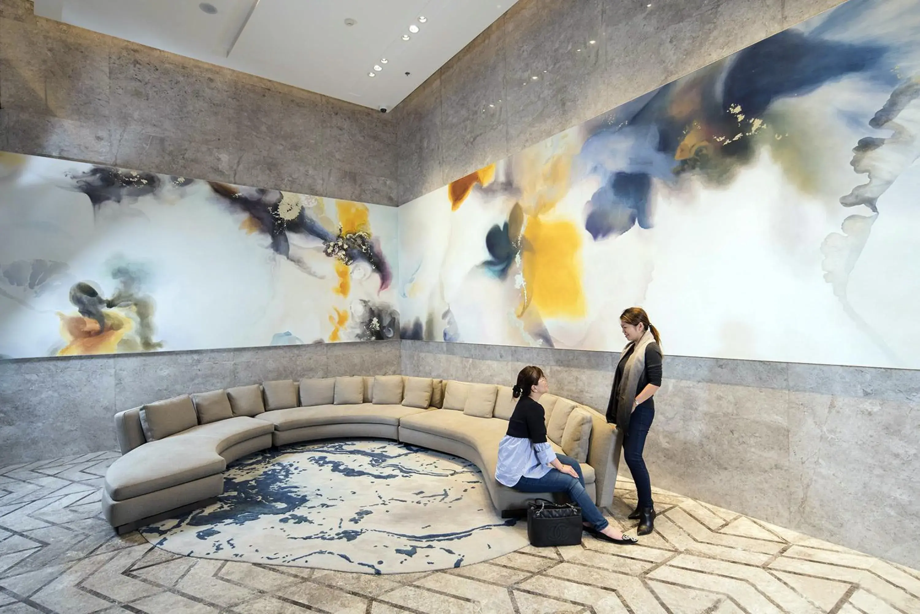 Lobby or reception in Fraser Suites Dalian Lobby or reception in Fraser Suites Dalian