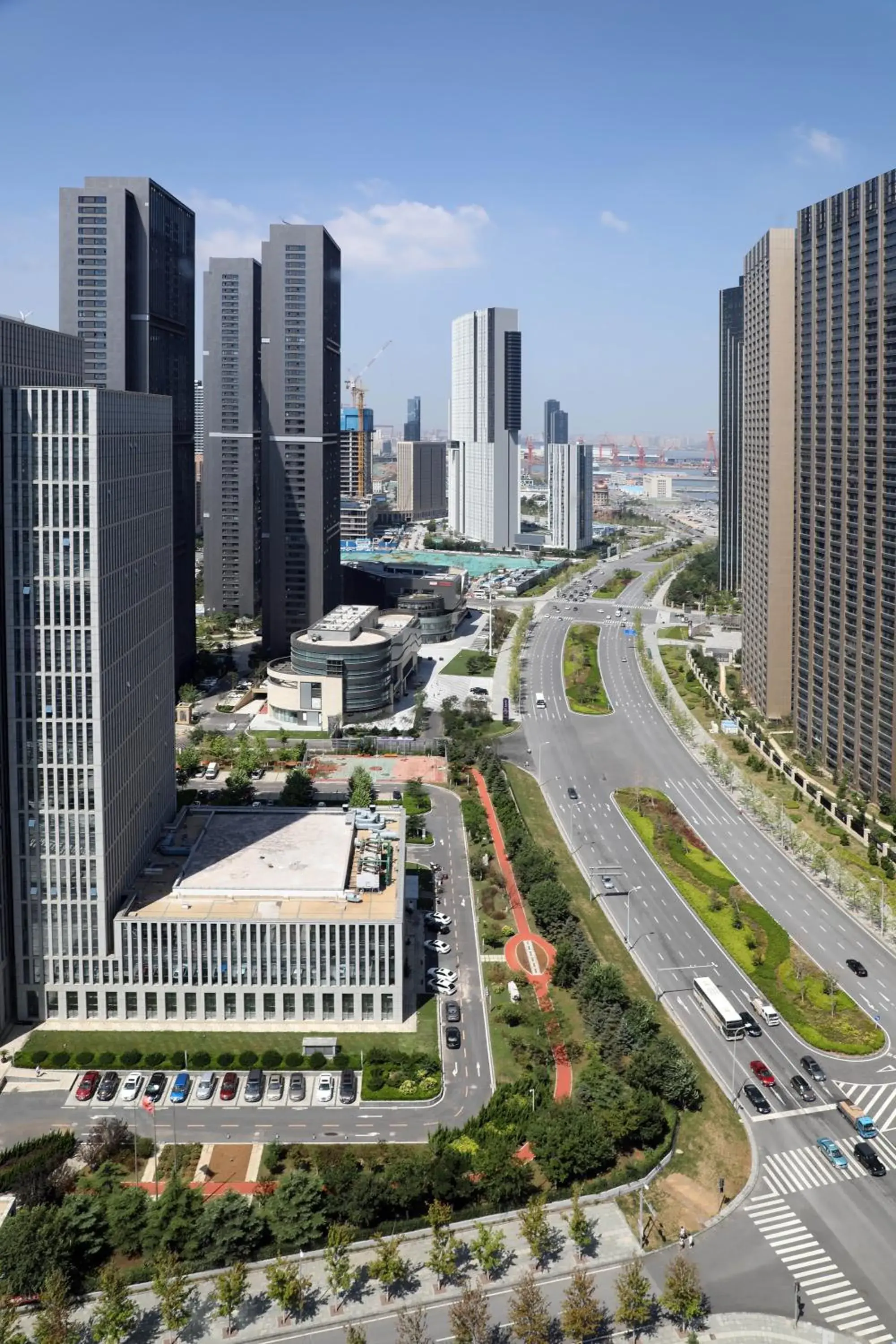 City view in Fraser Suites Dalian City view in Fraser Suites Dalian