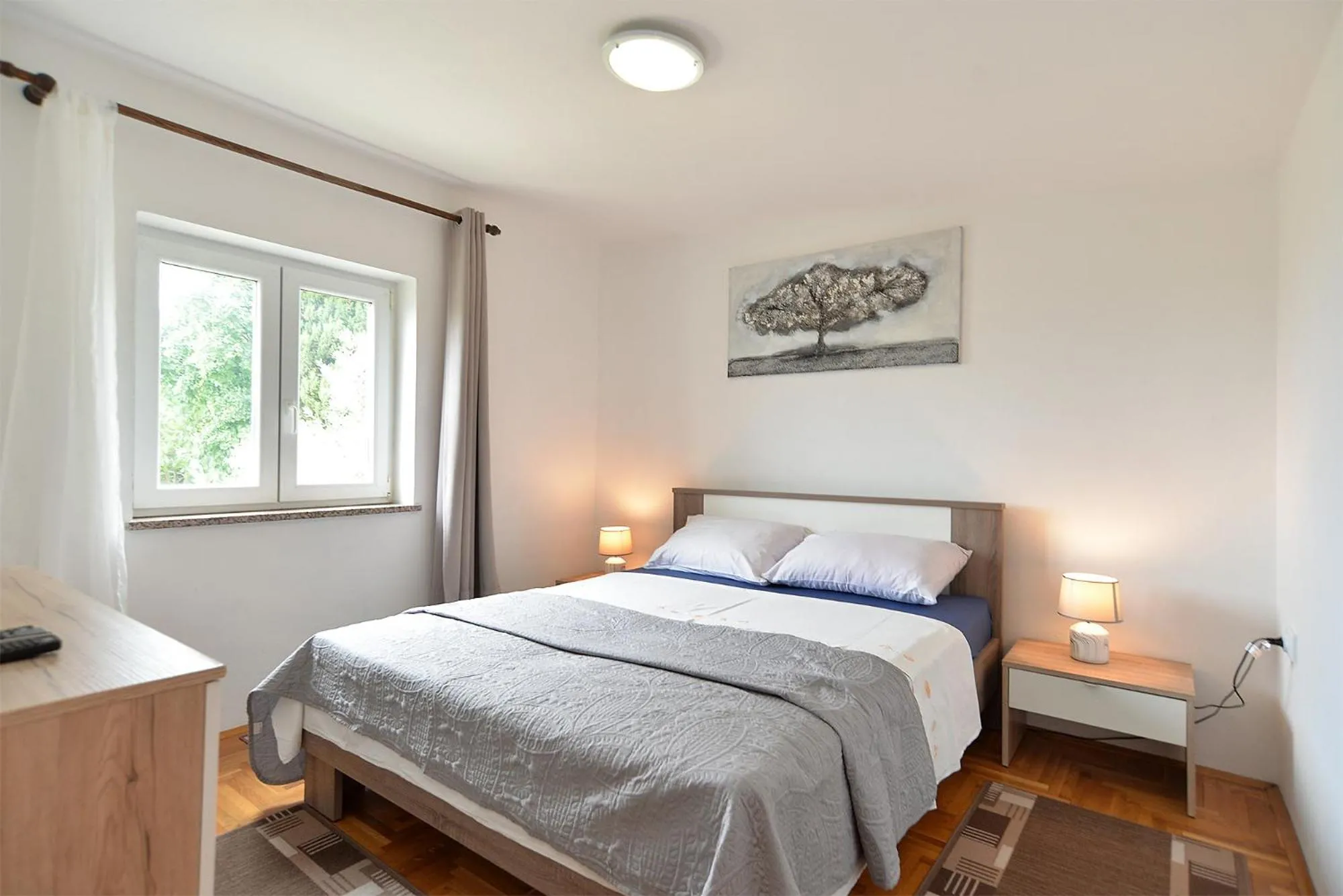 Bed in Apartments Fazana 407