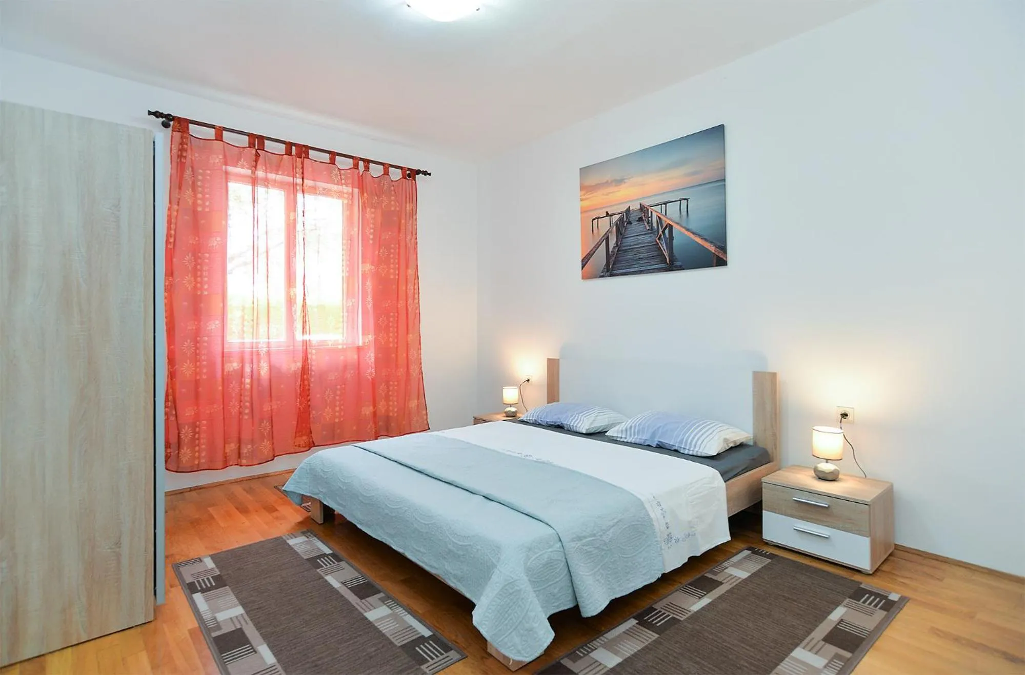Bed in Apartments Fazana 407