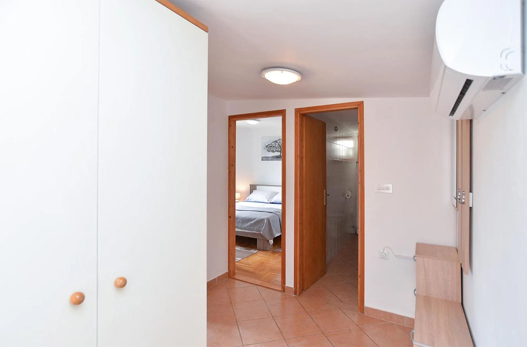Bed in Apartments Fazana 407