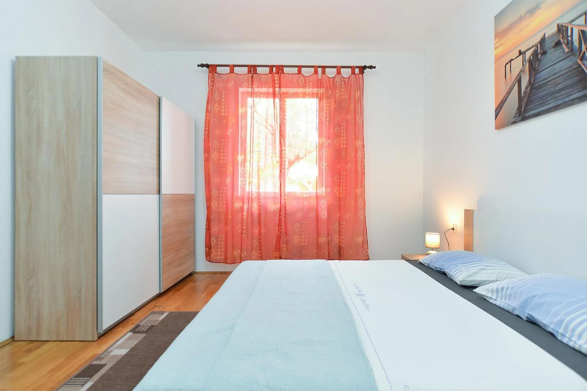 Bed in Apartments Fazana 407