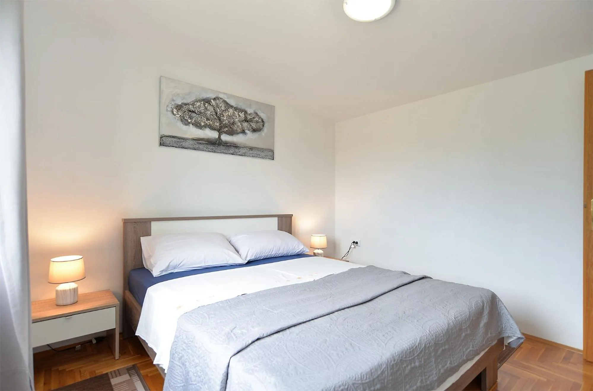 Bed in Apartments Fazana 407