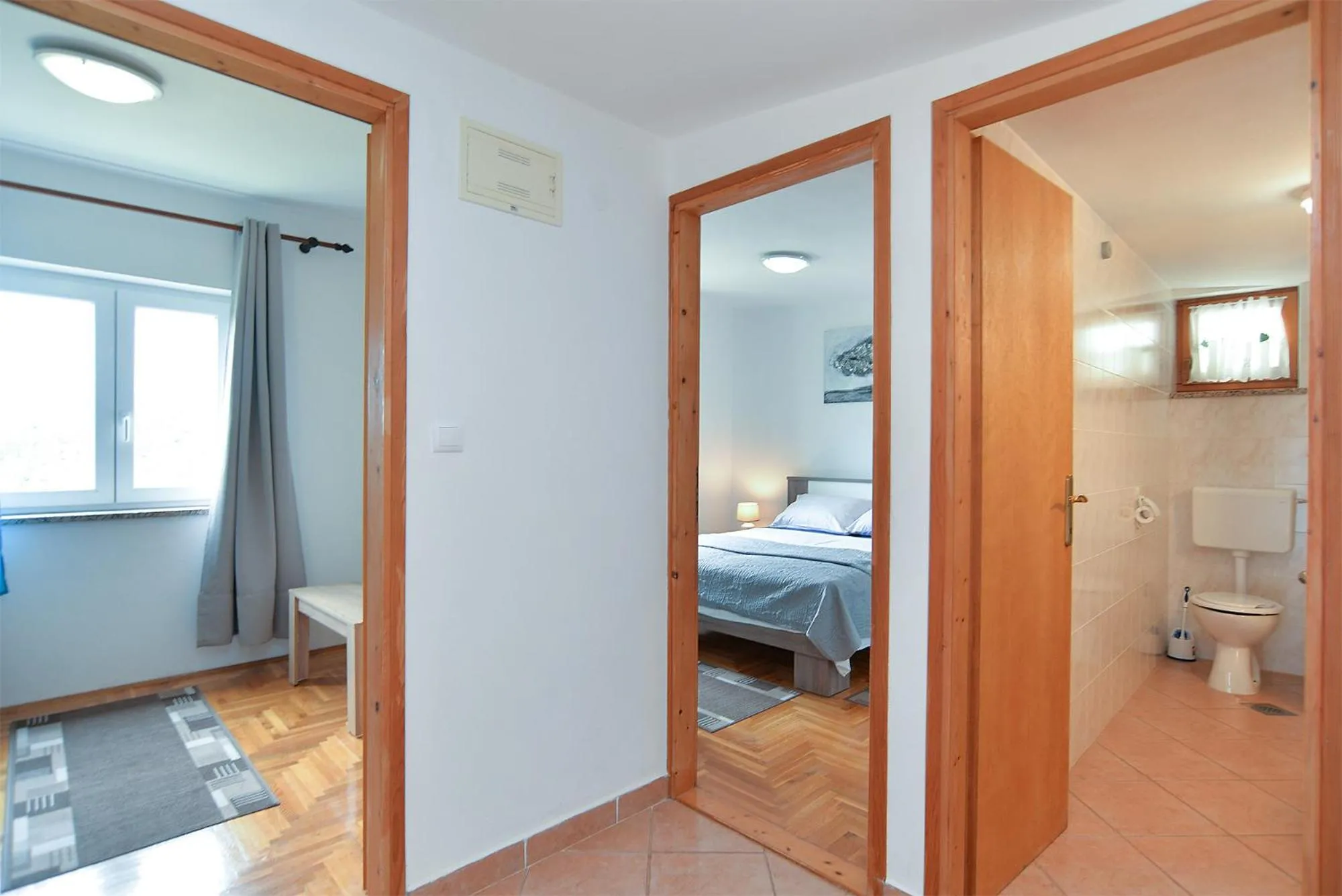 Bed in Apartments Fazana 407