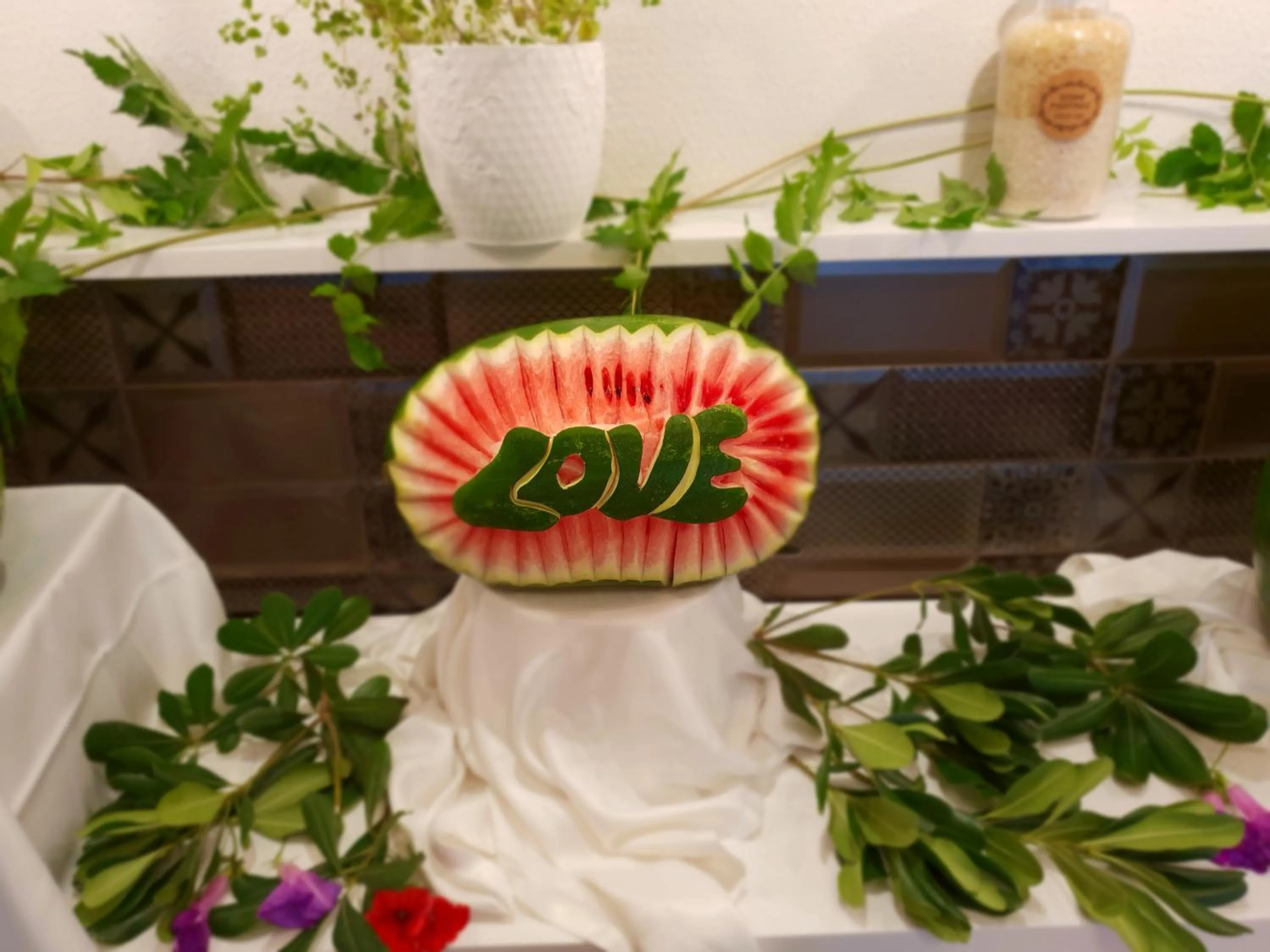 Decorative detail in Elea Beach Hotel