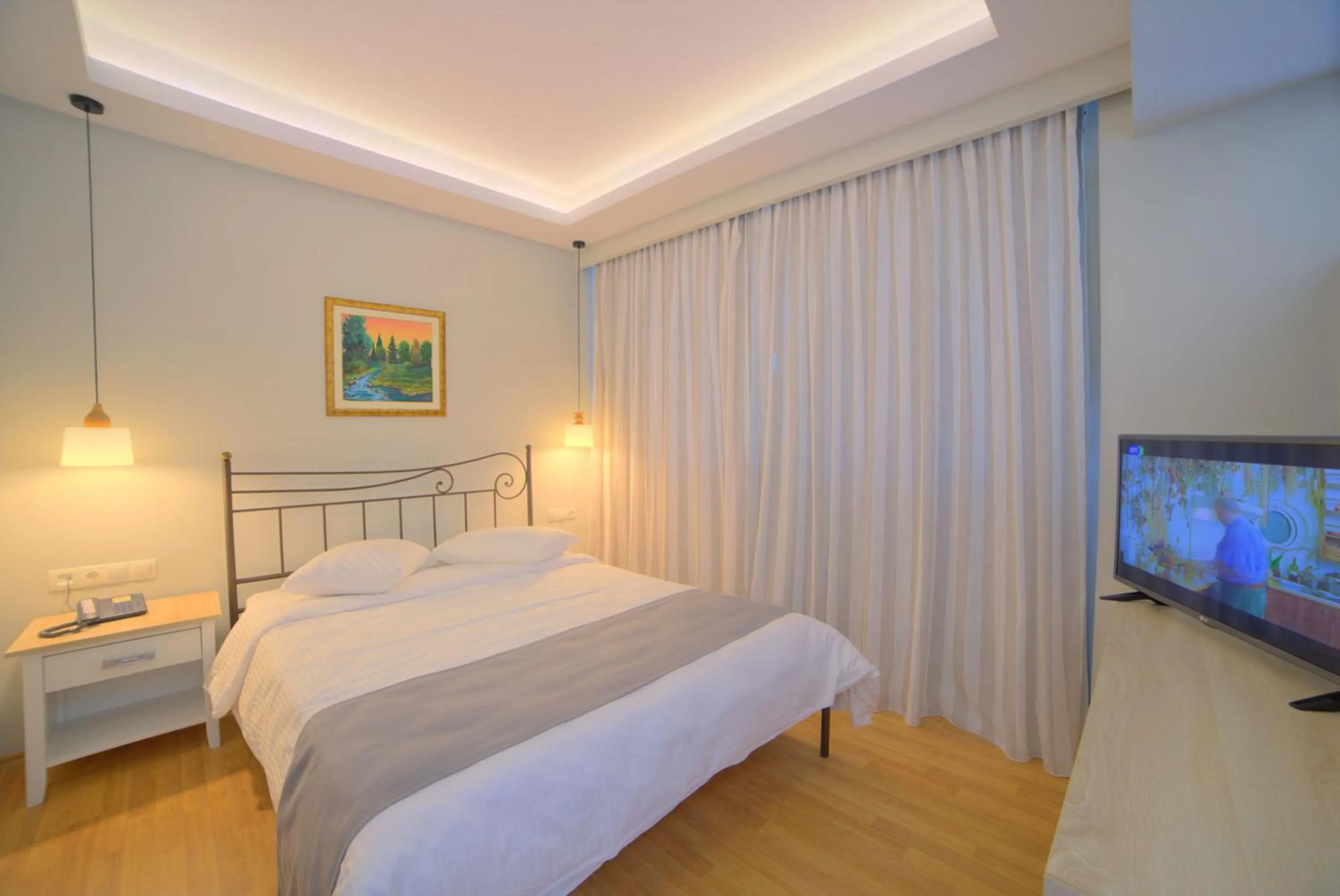 Bed in Elea Beach Hotel