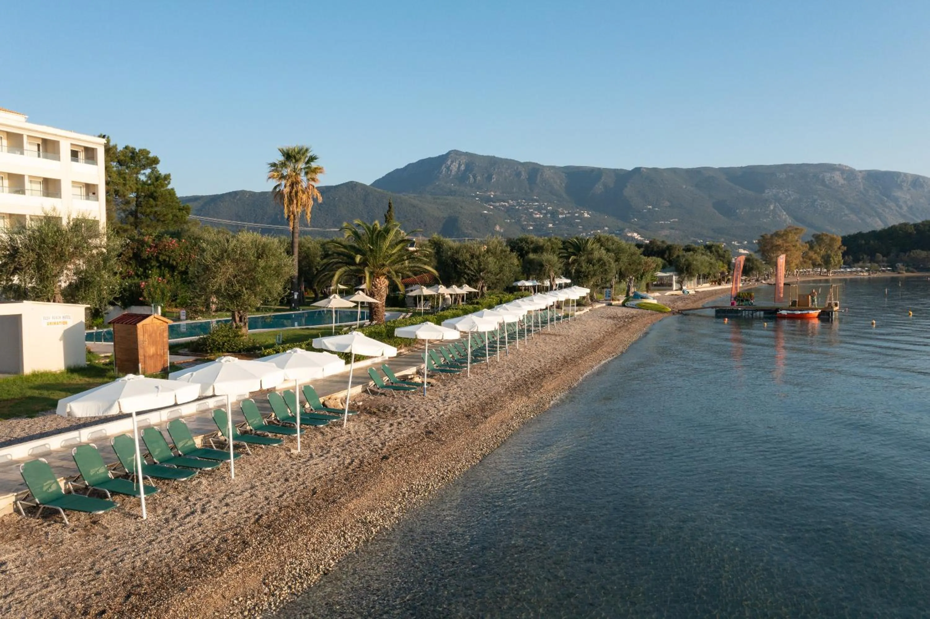 Location in Elea Beach Hotel