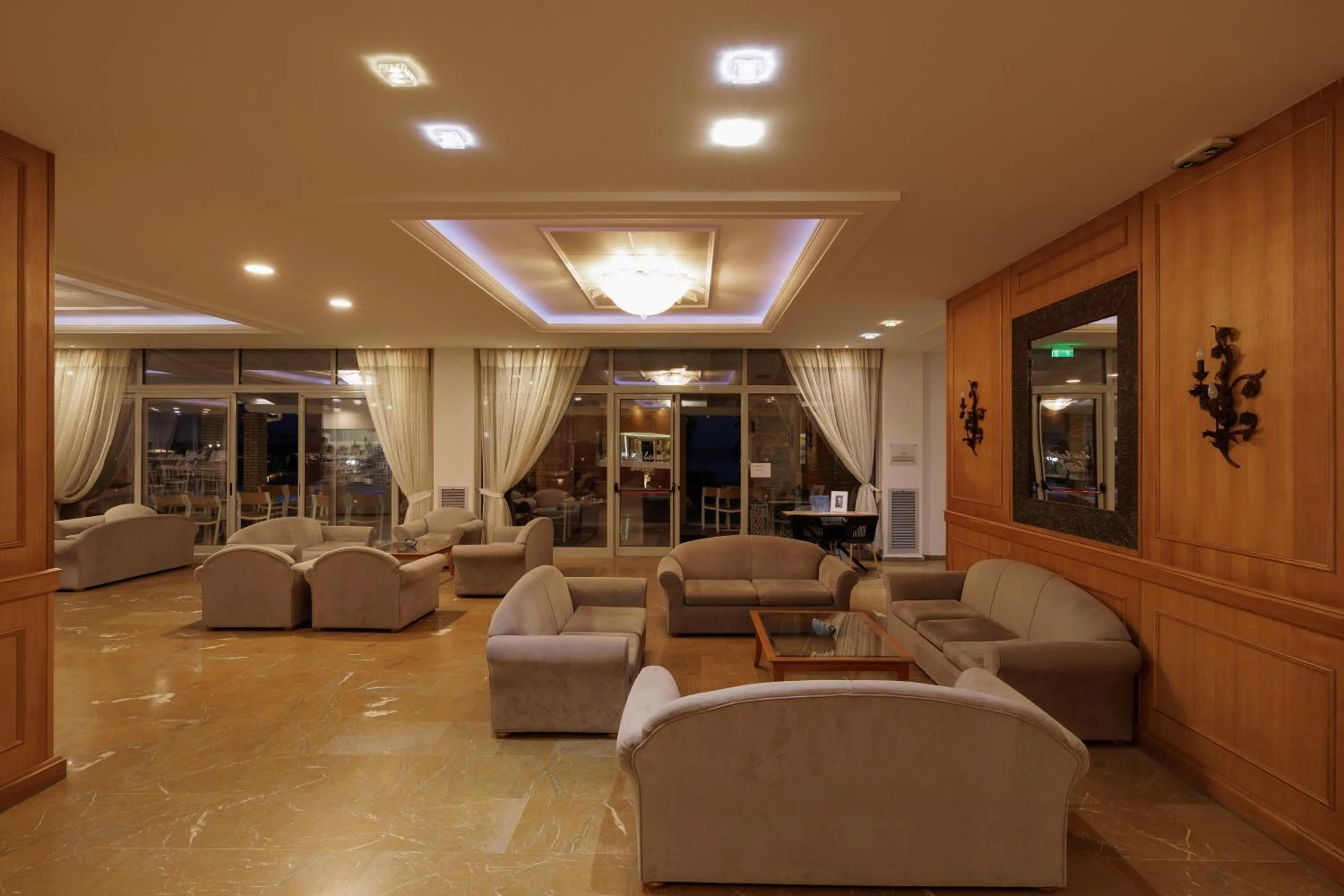 Lobby or reception in Elea Beach Hotel