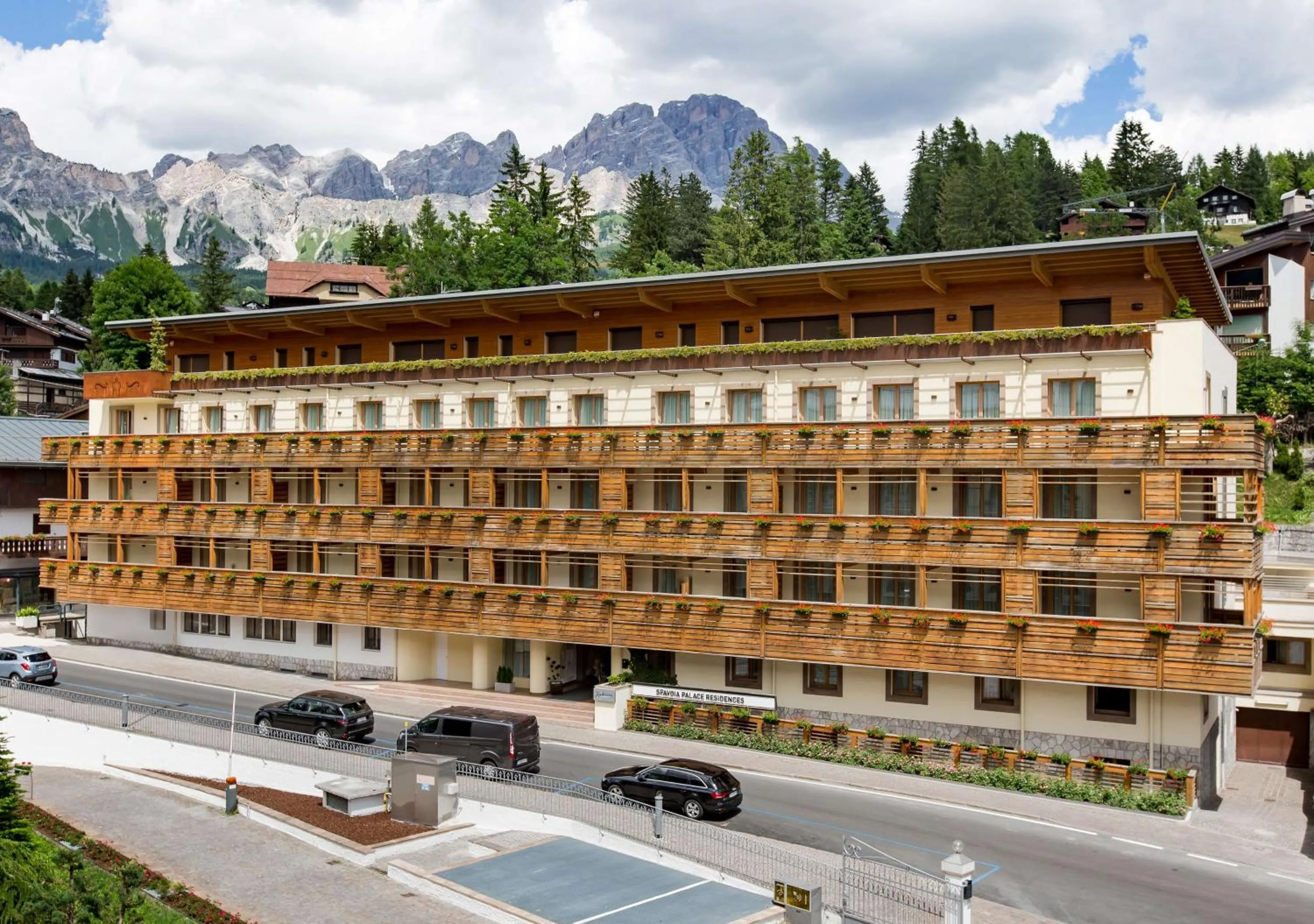 Property building in Radisson Residences Savoia Palace Cortina d’Ampezzo