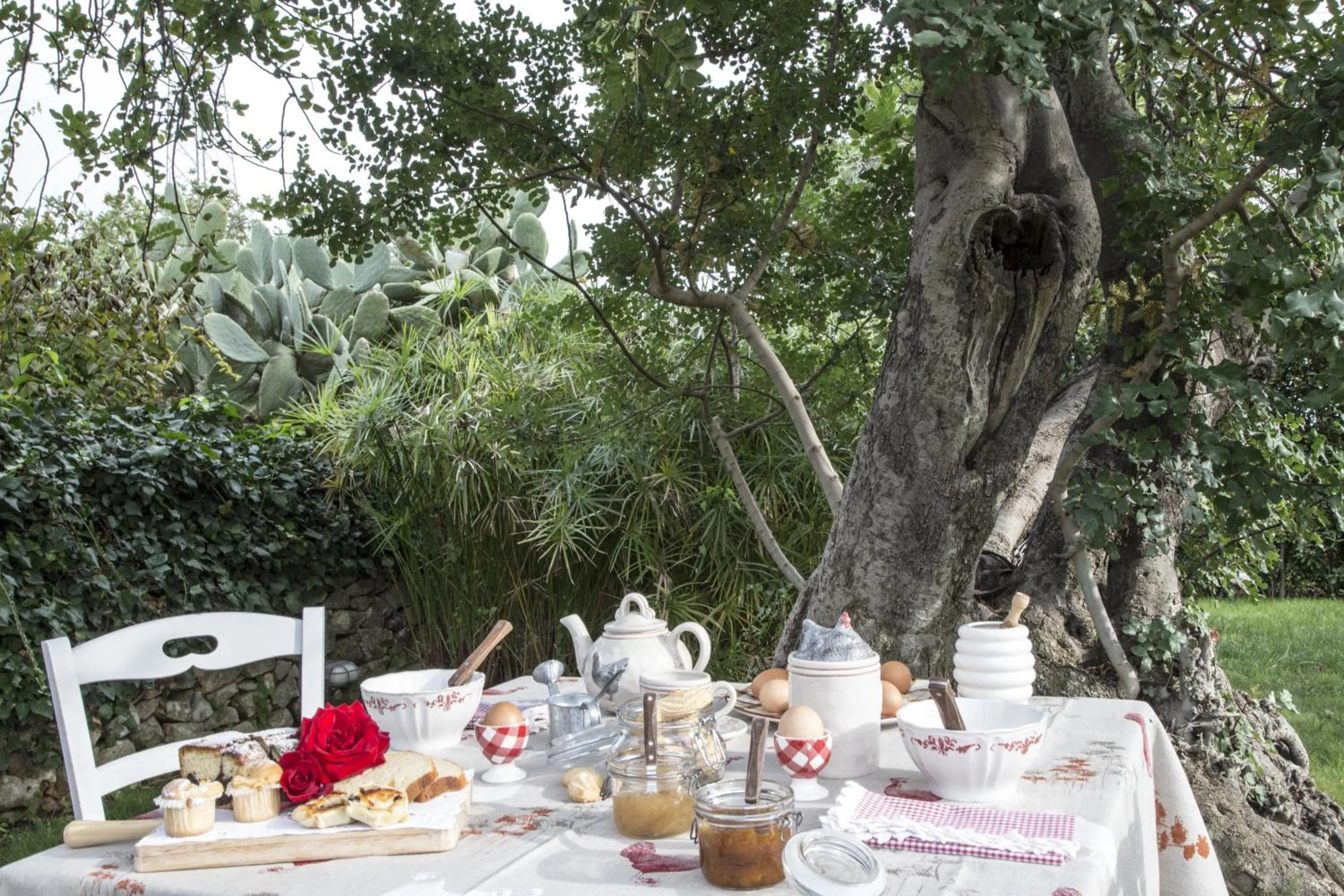 Food and drinks in Masseria Cianciò