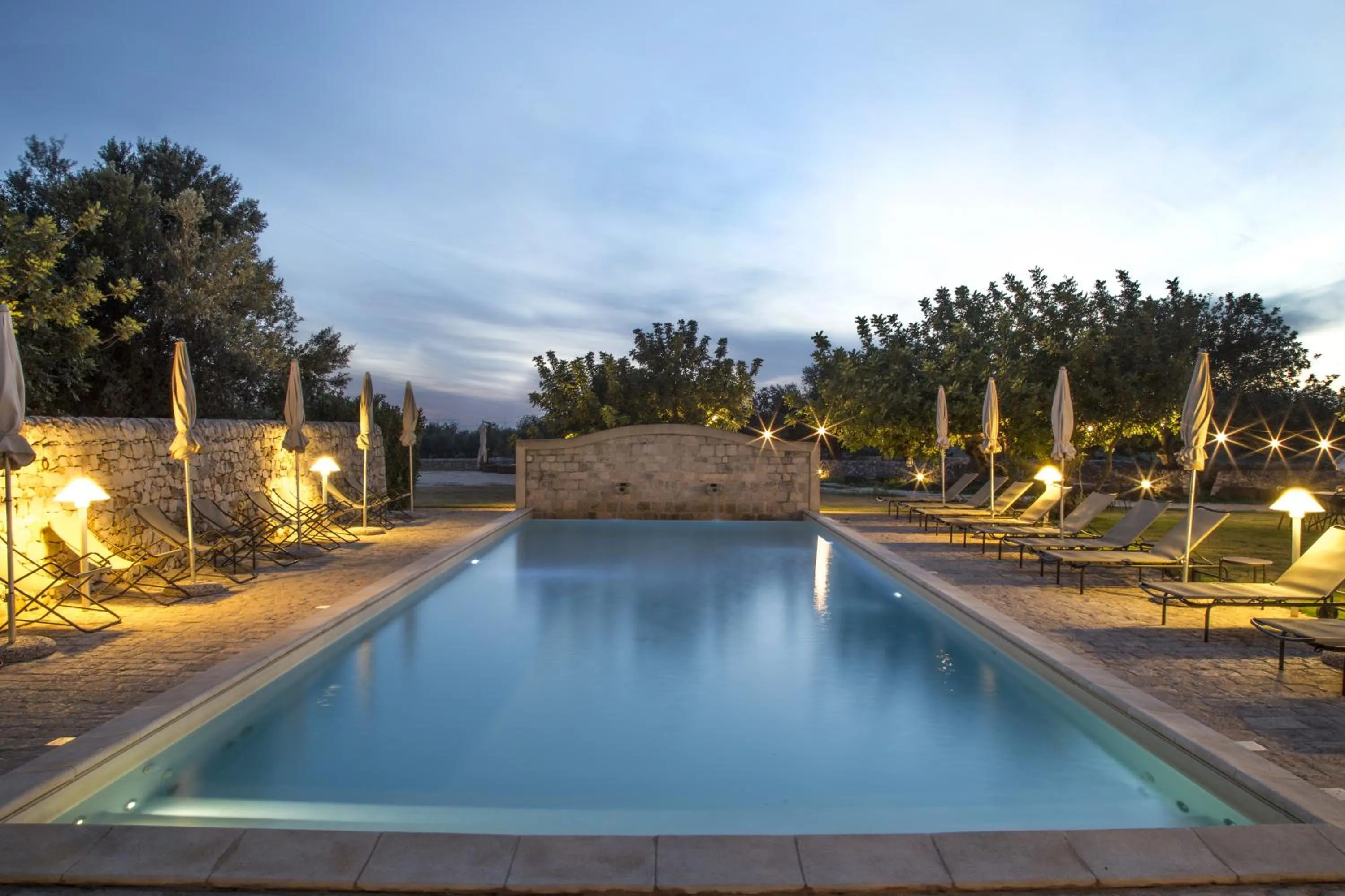 Swimming pool in Masseria Cianciò