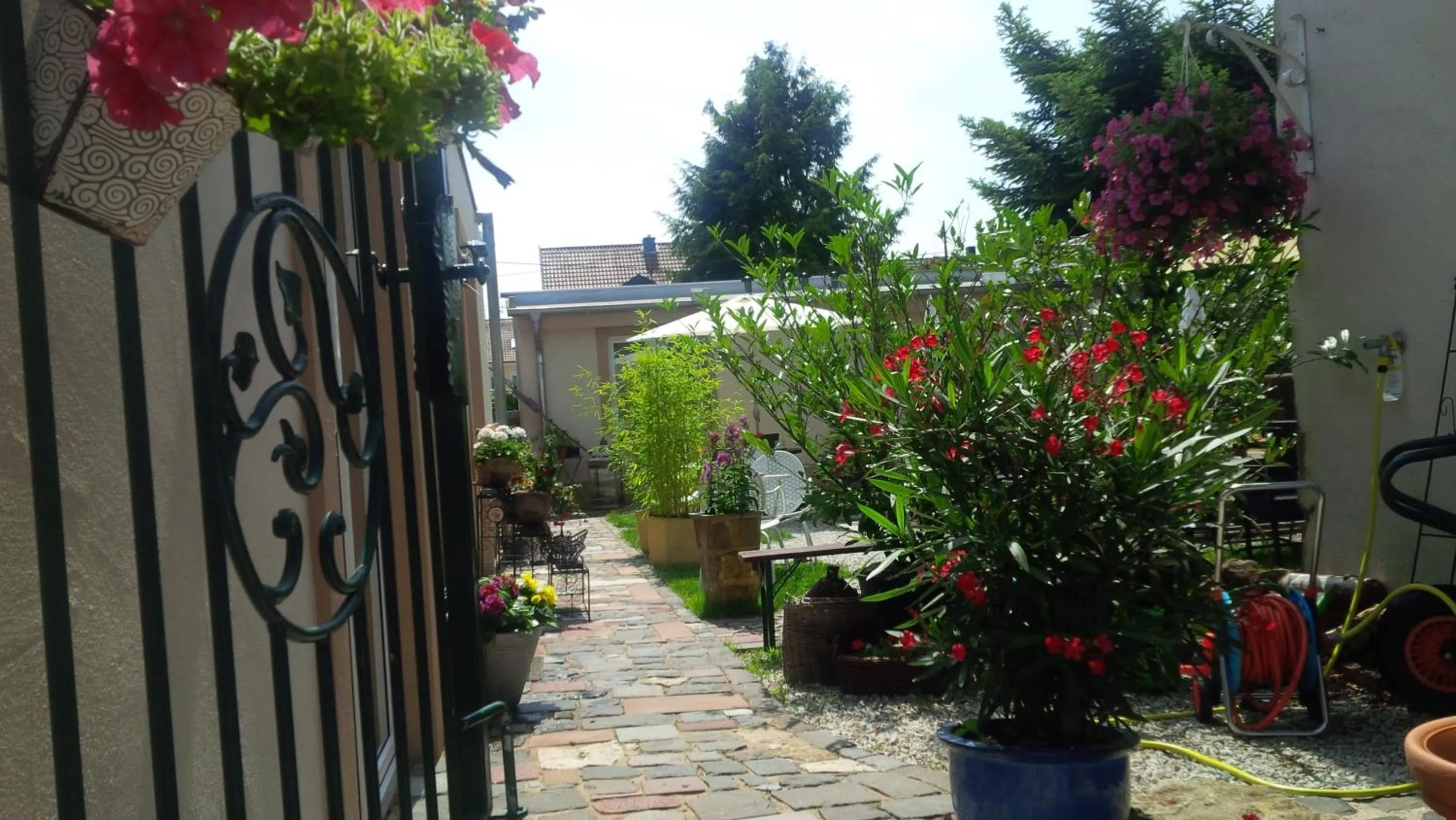 Garden in UNO Hotel Chapeau Noir - Free Parking