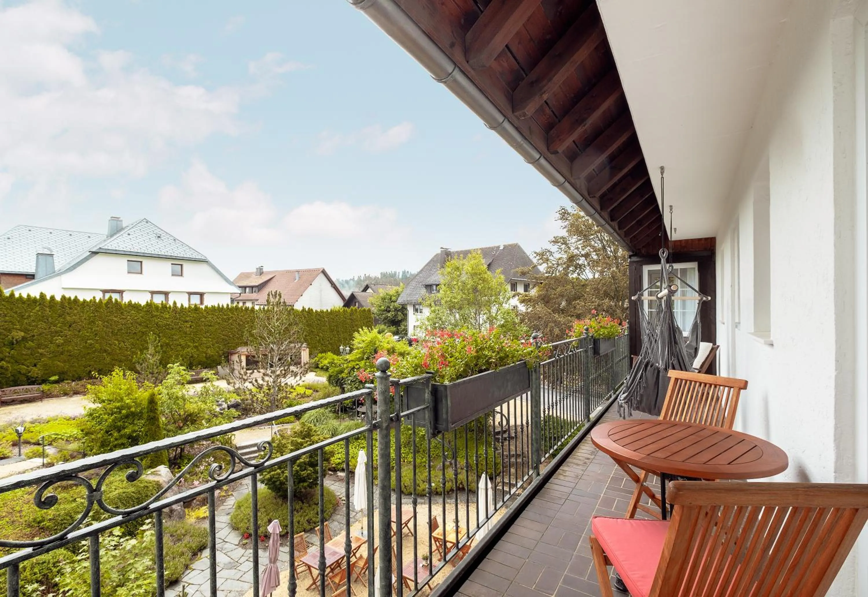 Balcony/Terrace in ADLER HÄUSERN Gourmet & Spa Hotel