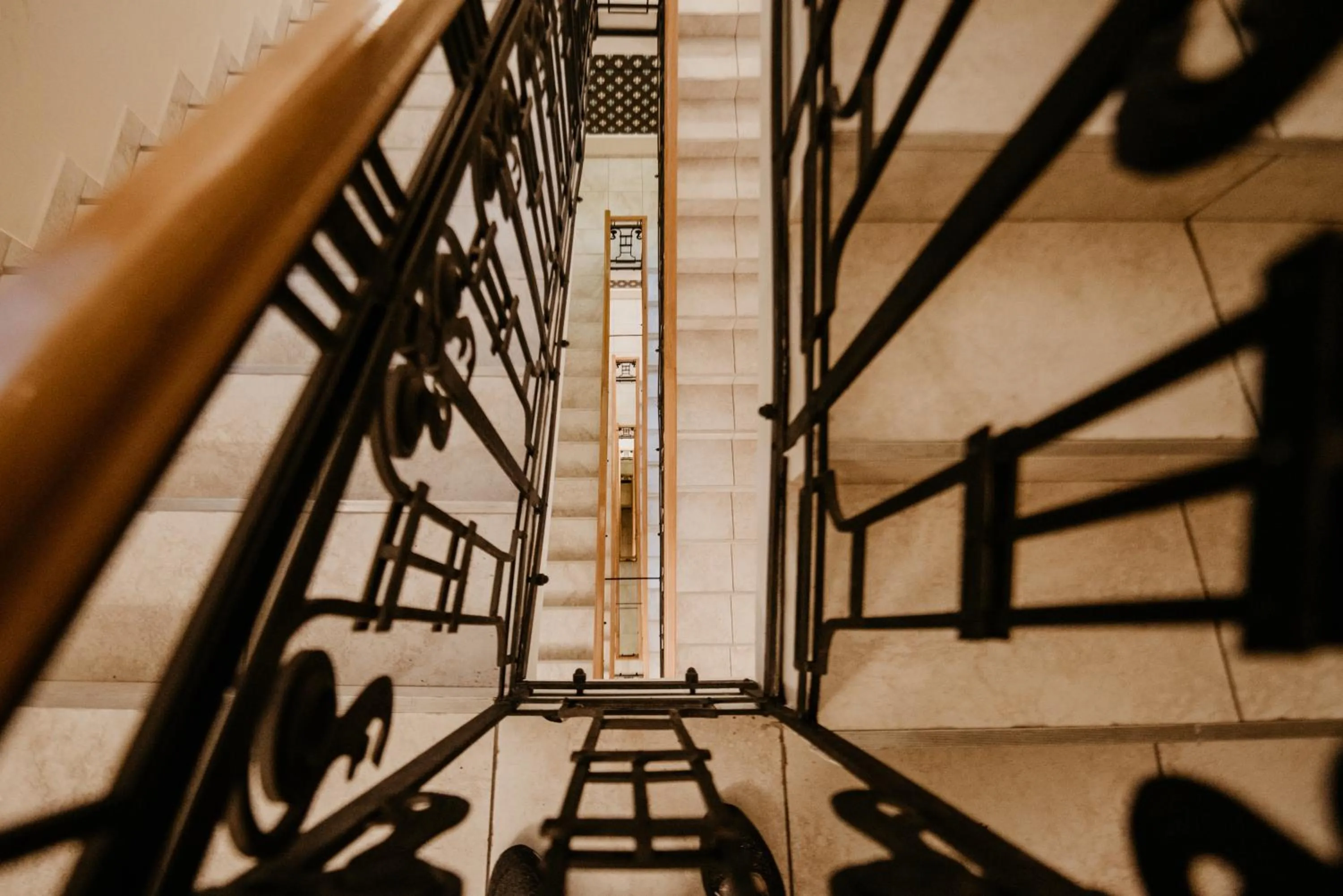 Decorative detail in La Prima Fashion Hotel Budapest