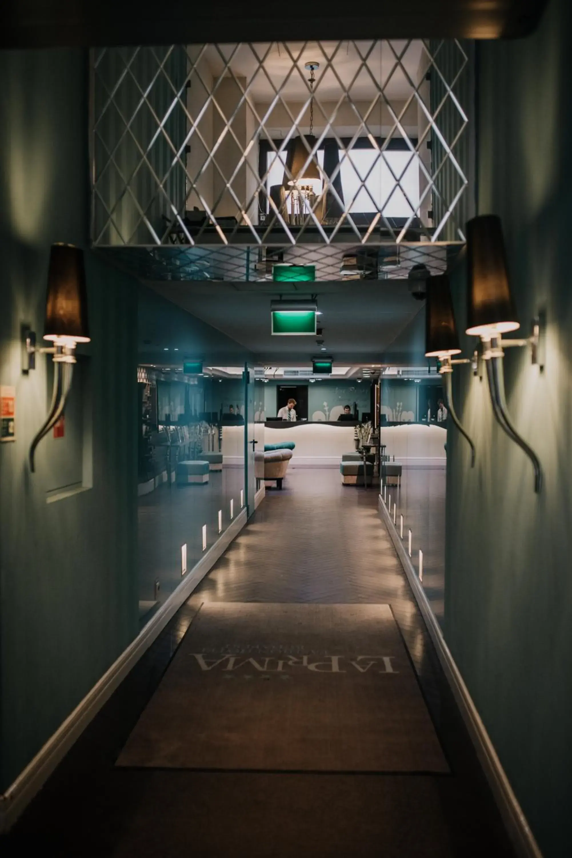 Lobby or reception in La Prima Fashion Hotel Budapest Lobby or reception in La Prima Fashion Hotel Budapest