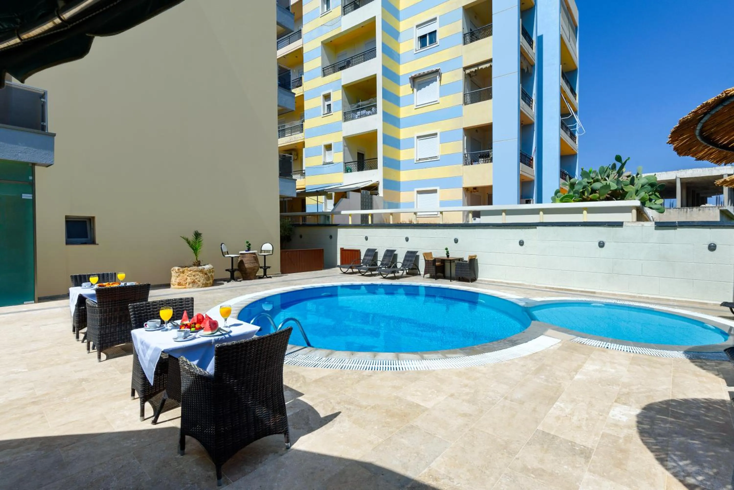 Swimming pool in Comfort Hotel Apartments