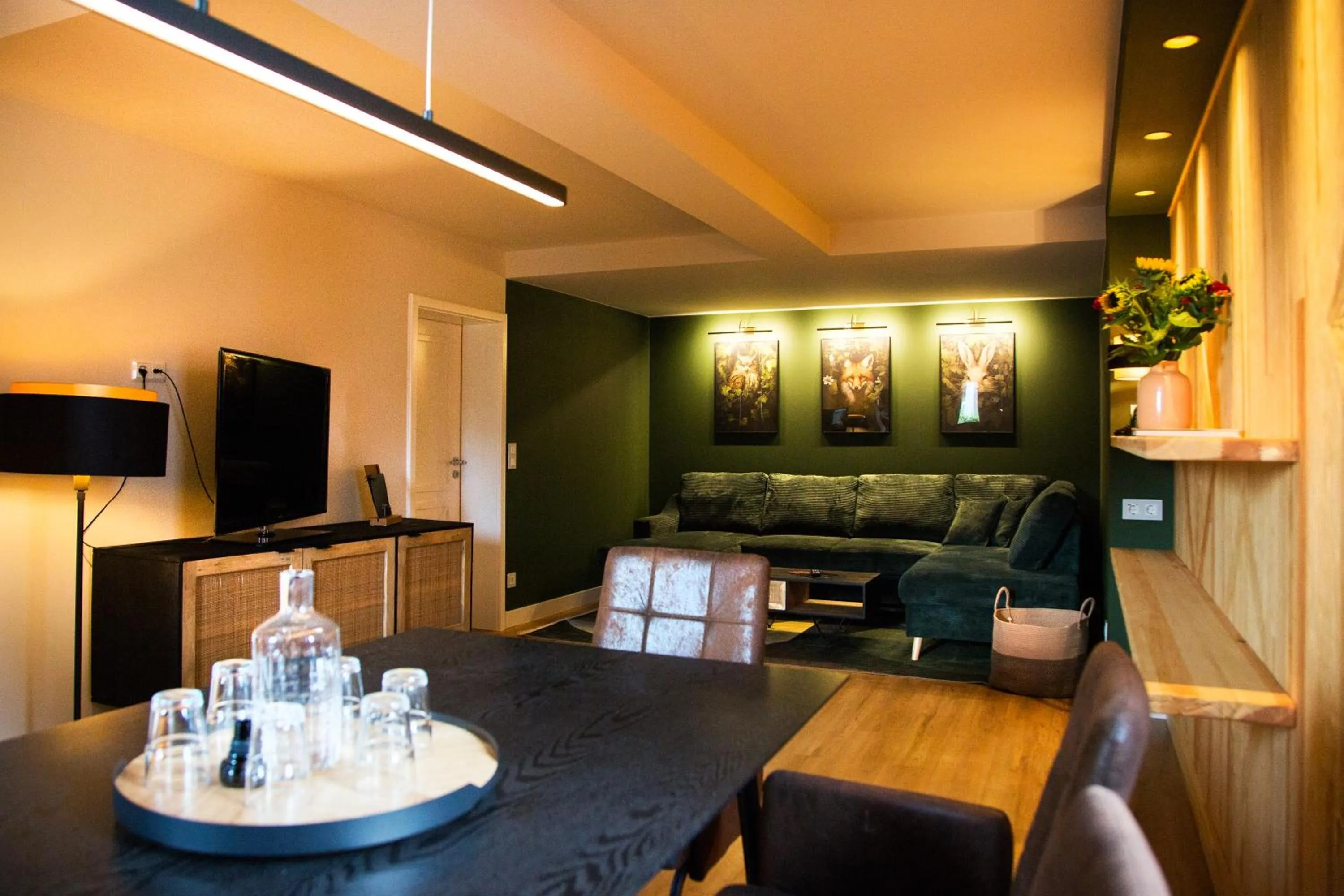 Seating area in Vergissmeinnicht