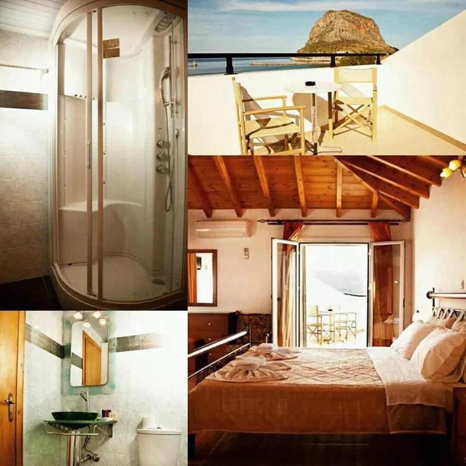 Bed in Filoxenia Hotel Monemvasia