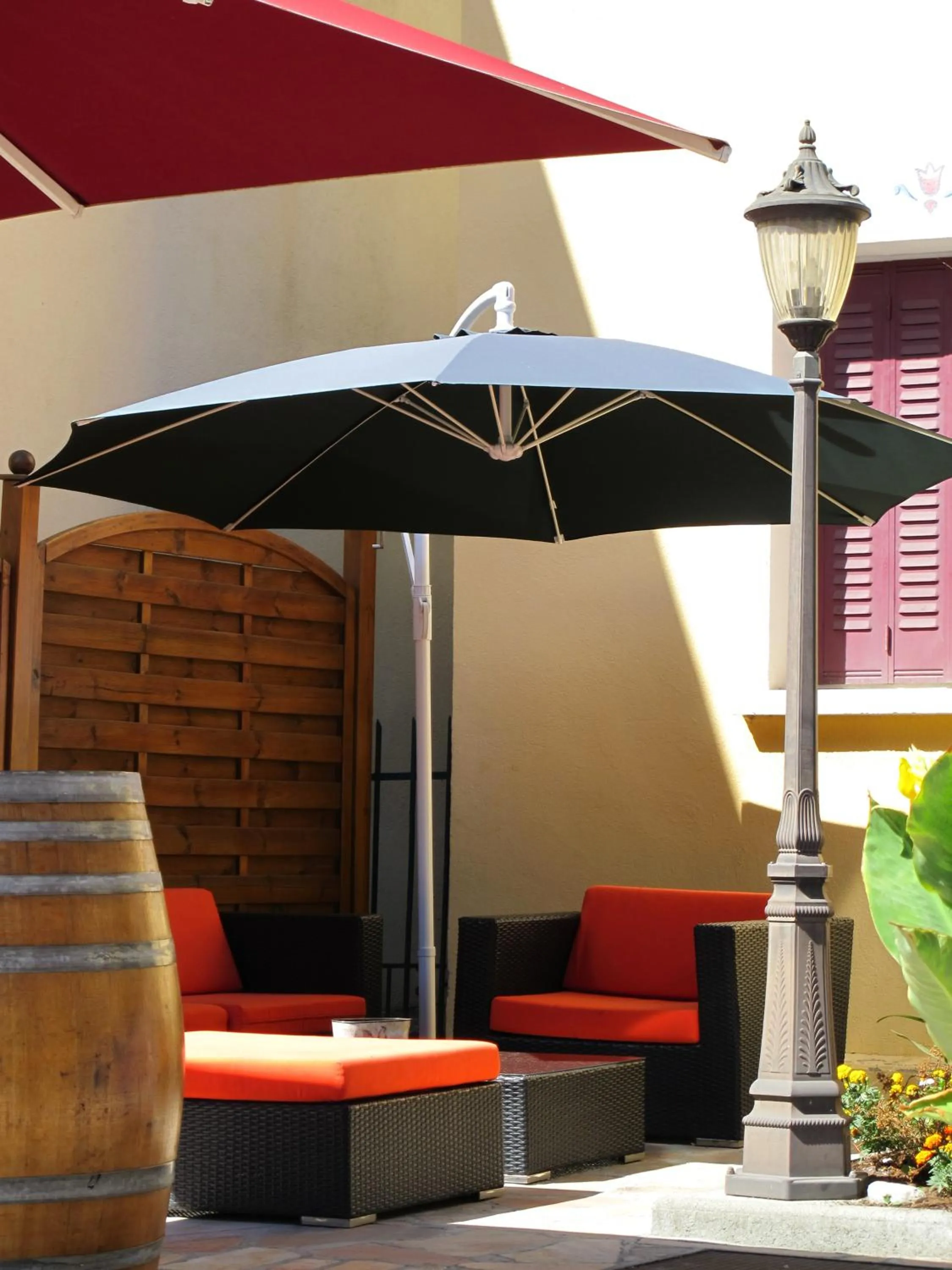 Patio in Hôtel Bel'Air