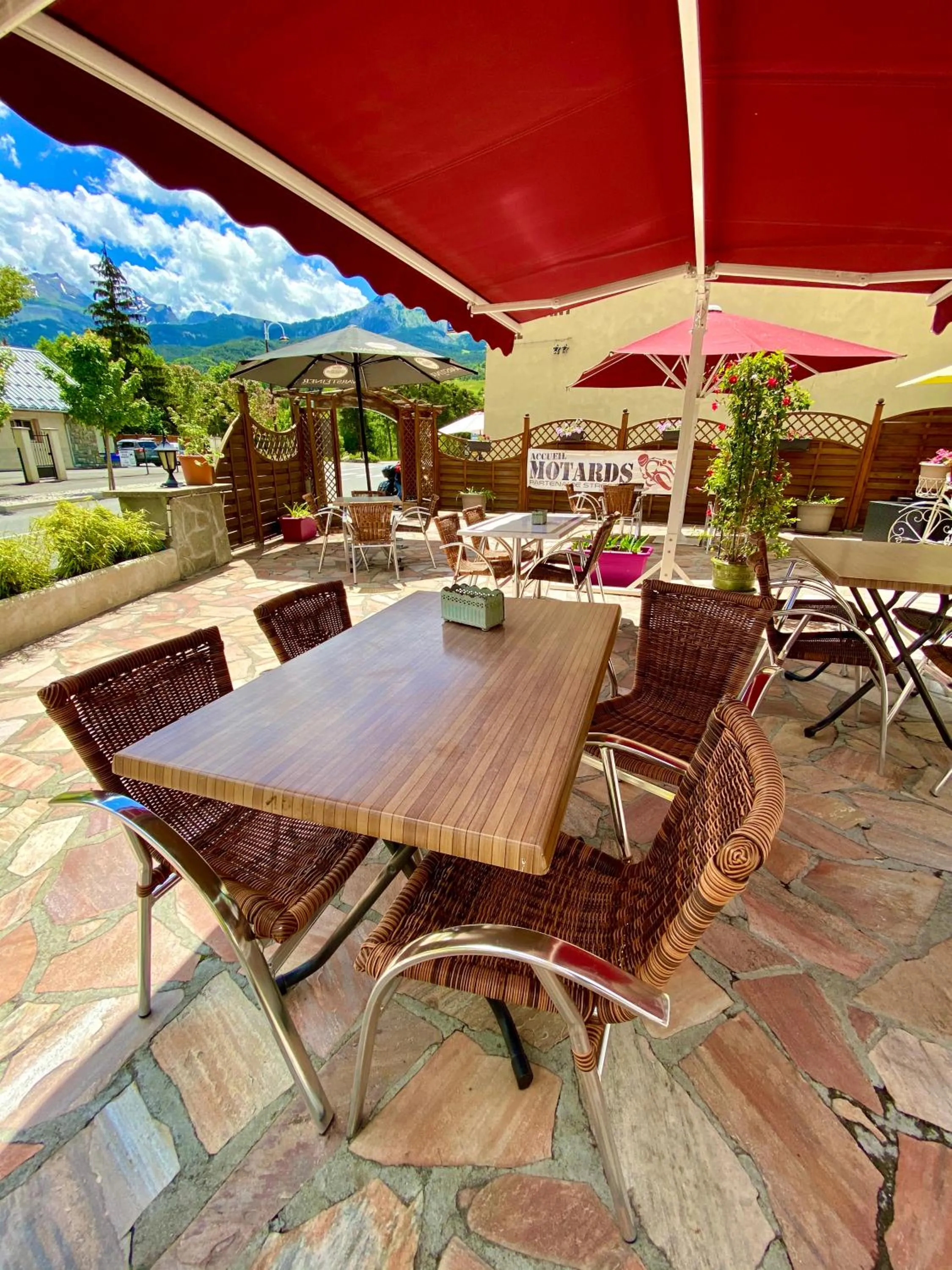 Balcony/Terrace in Hôtel Bel'Air