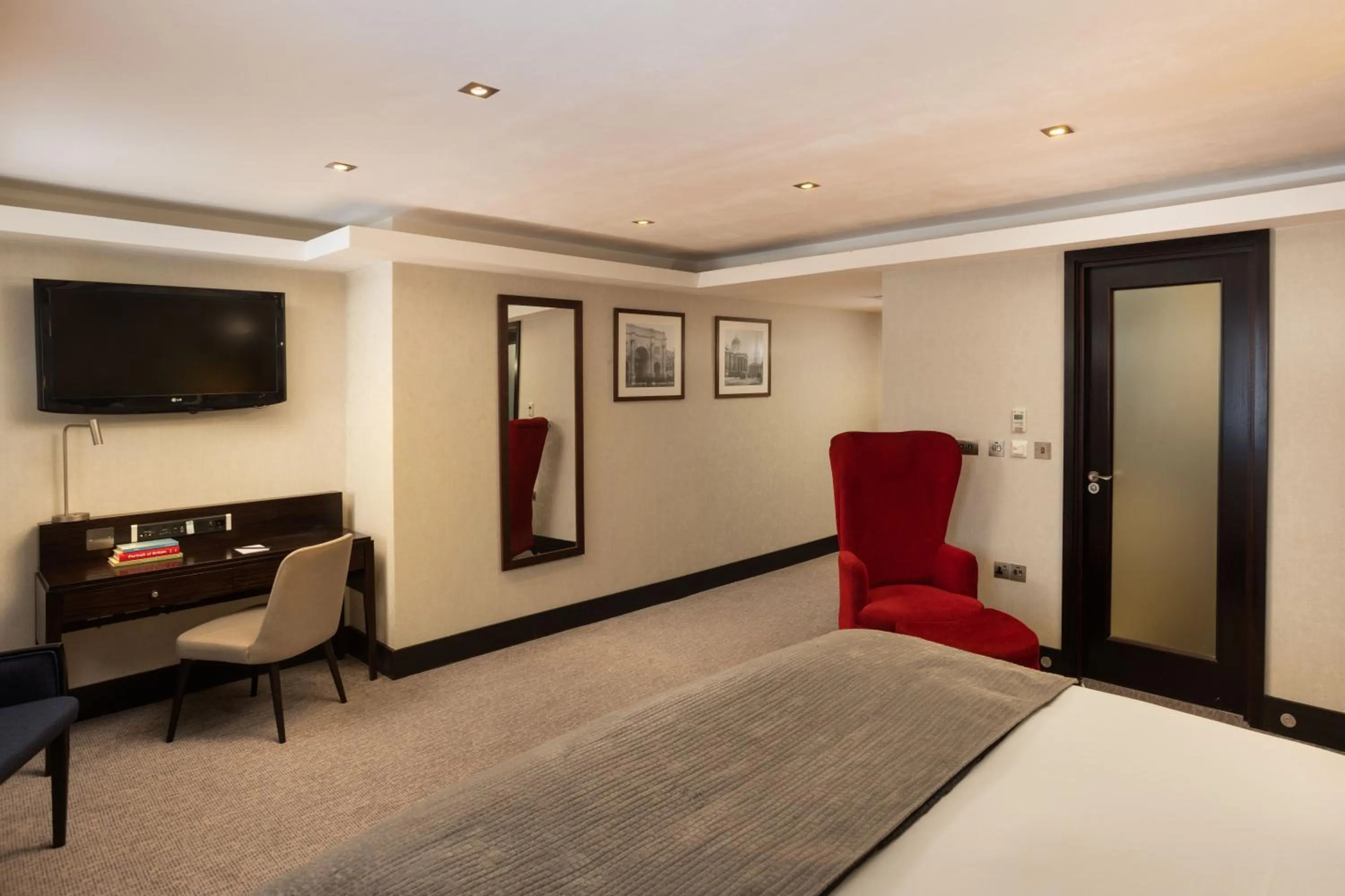 Seating area in Montcalm Brewery, London City