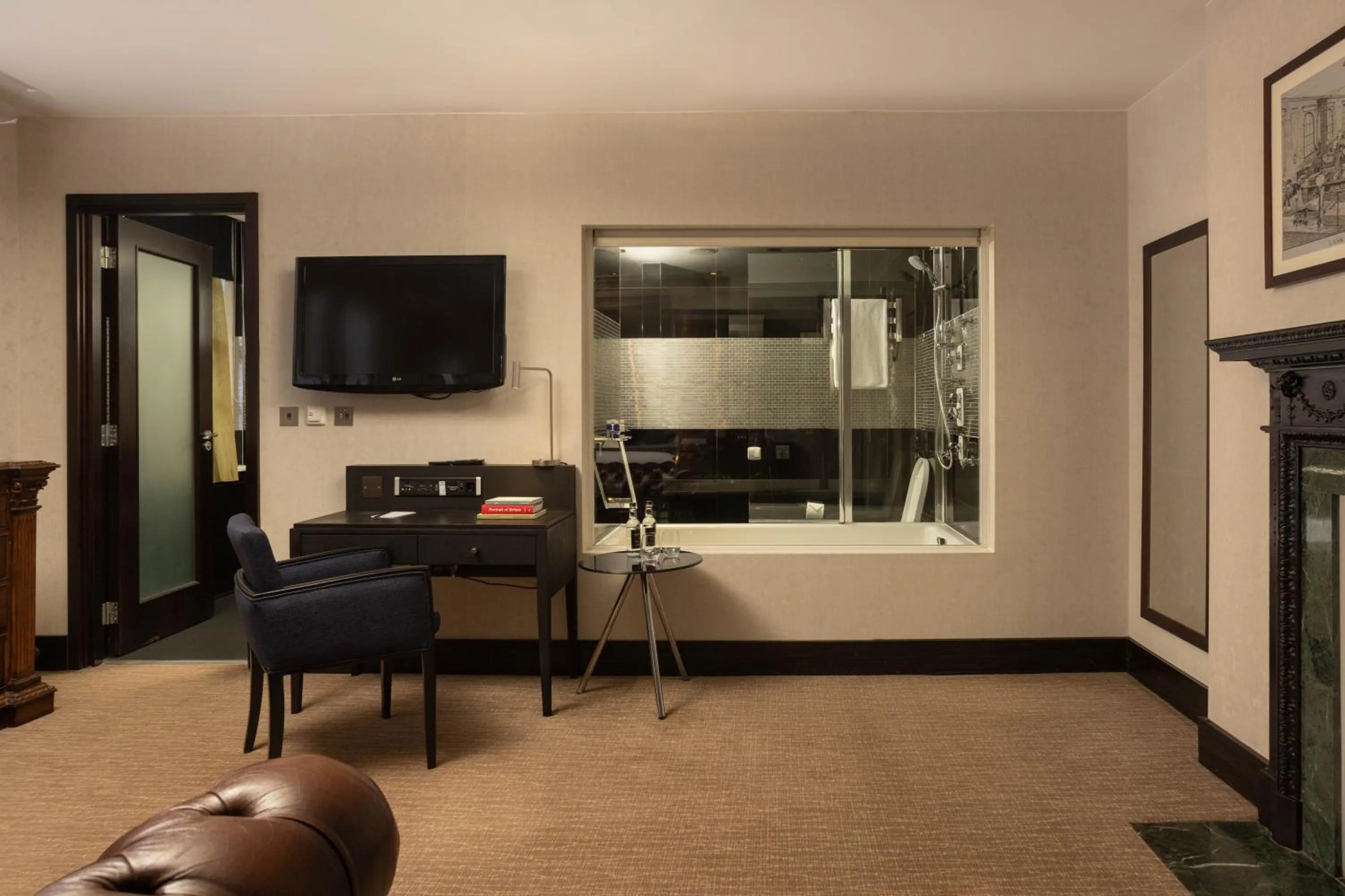 Seating area in Montcalm Brewery, London City